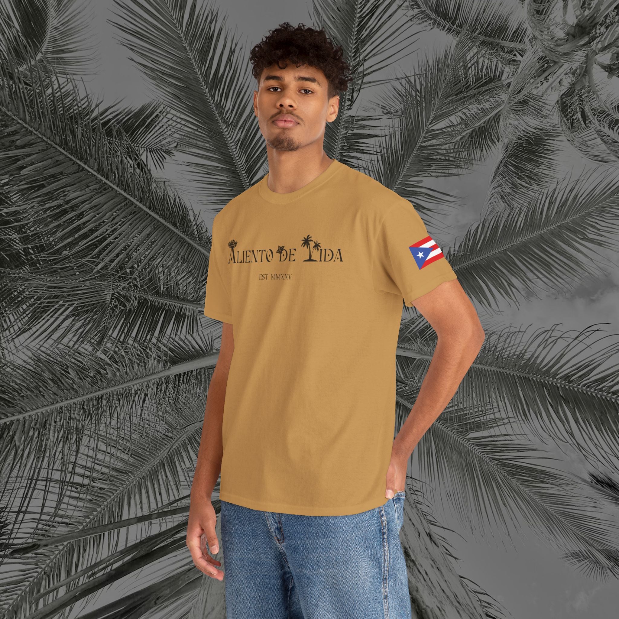 WE ARE PUERTO RICAN - PR COLLECTION - (UNISEX) Heavy Cotton Tee - Aliento De Vida