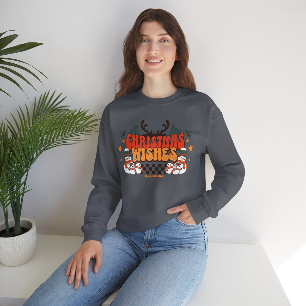 Chillin’ With My Snowmies - (UNISEX) Cozy Crewneck Sweatshirt - Aliento De Vida