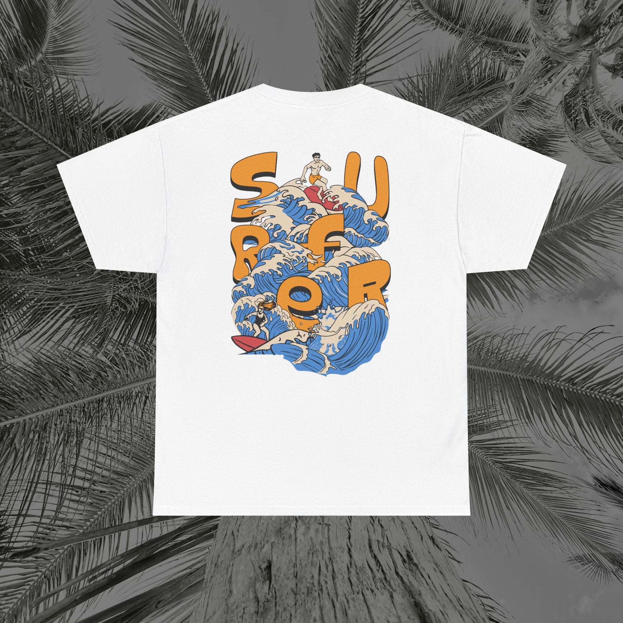 Ocean Motion - (UNISEX) Heavy Cotton Tee - Aliento De Vida