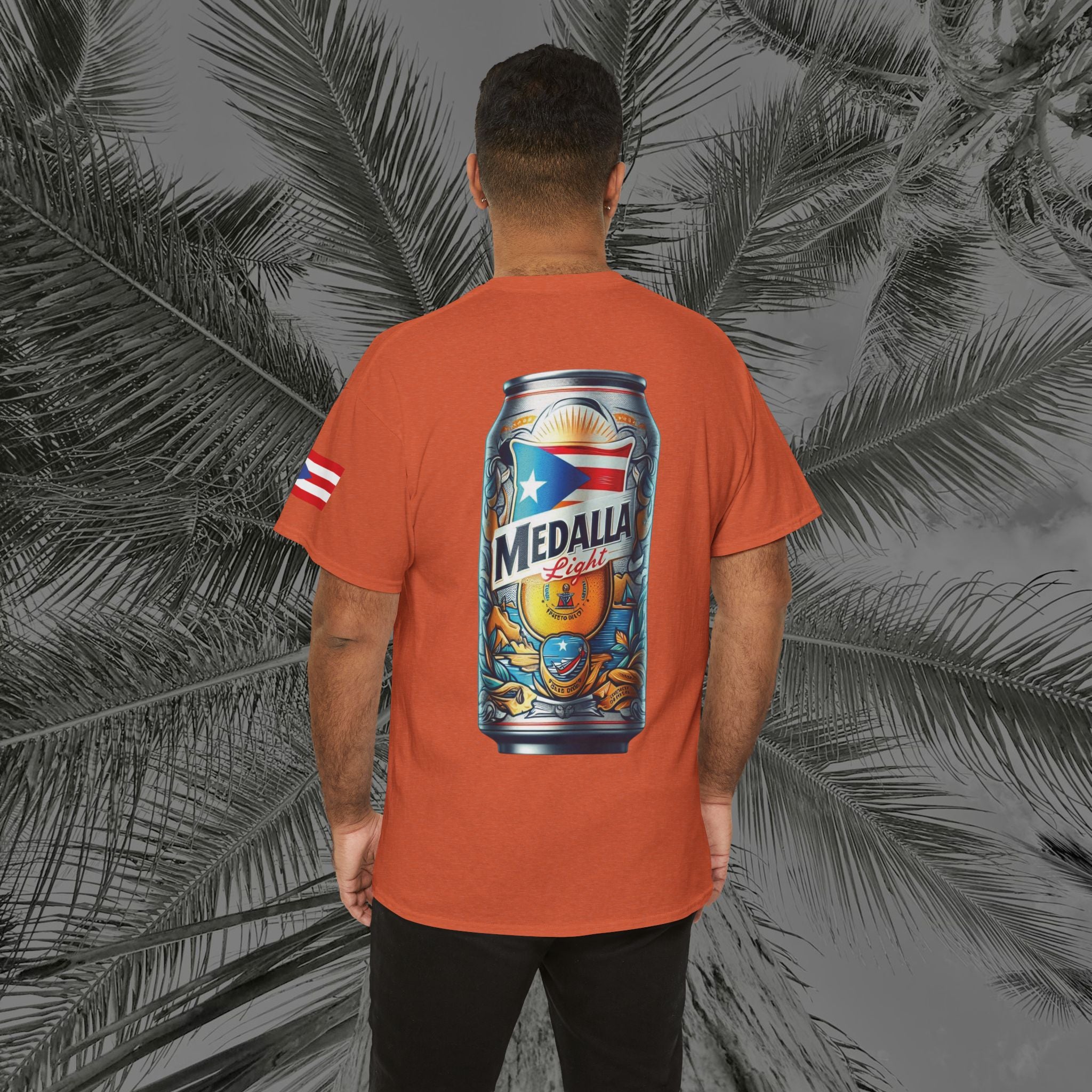 Crack Open A Unique Medalla - PR COLLECTION - (UNISEX) Heavy Cotton Tee - Aliento De Vida