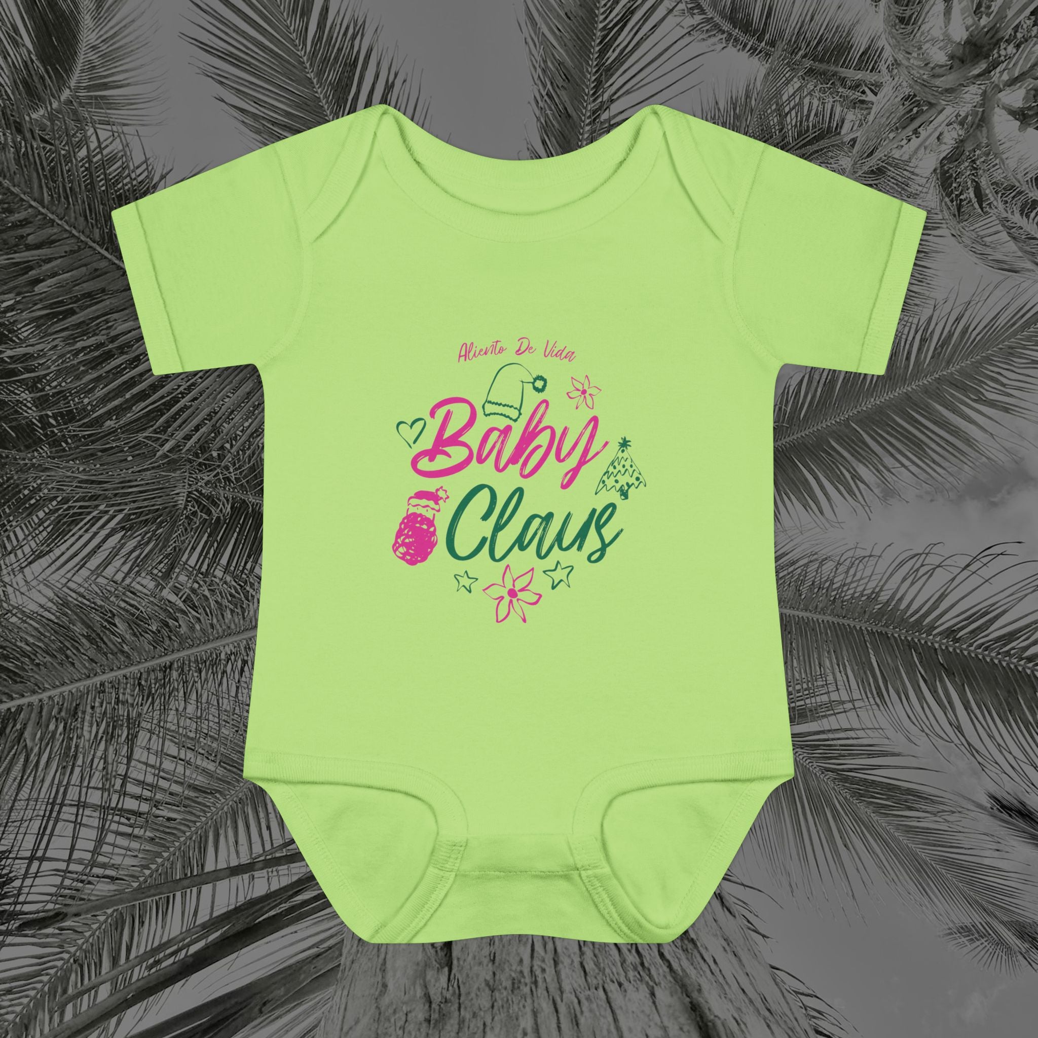 Baby Claus Magic - (Girls) Baby Bodysuit / Infant Onesie - Aliento De vida