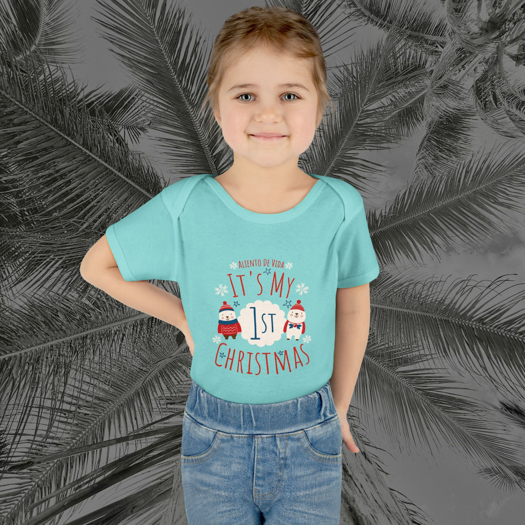 Little North Pole Newbie - (UNISEX) Baby Bodysuit / Infant Onesie - Aliento De Vida