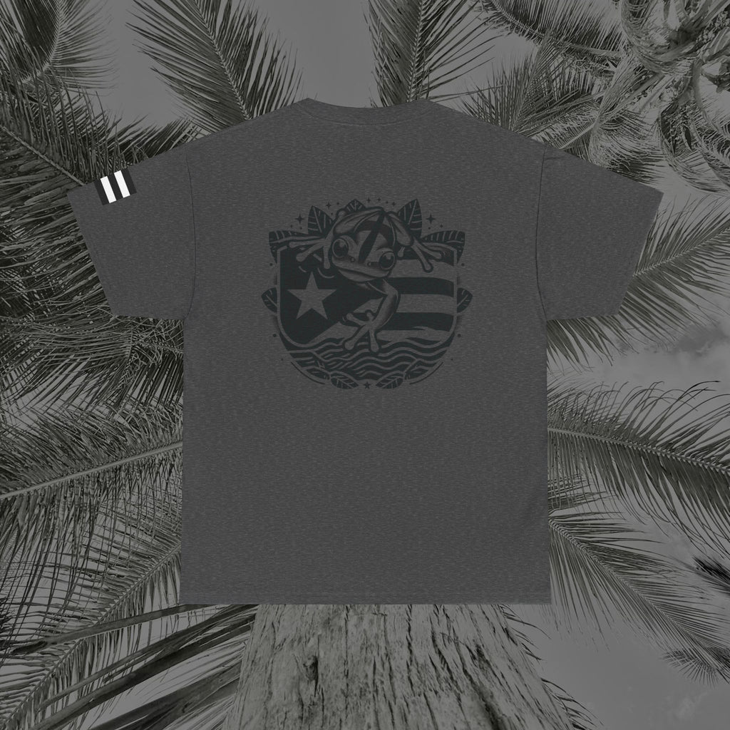 Frog Of The Island - PR COLLECTION - (UNISEX) Heavy Cotton Tee - Aliento De Vida