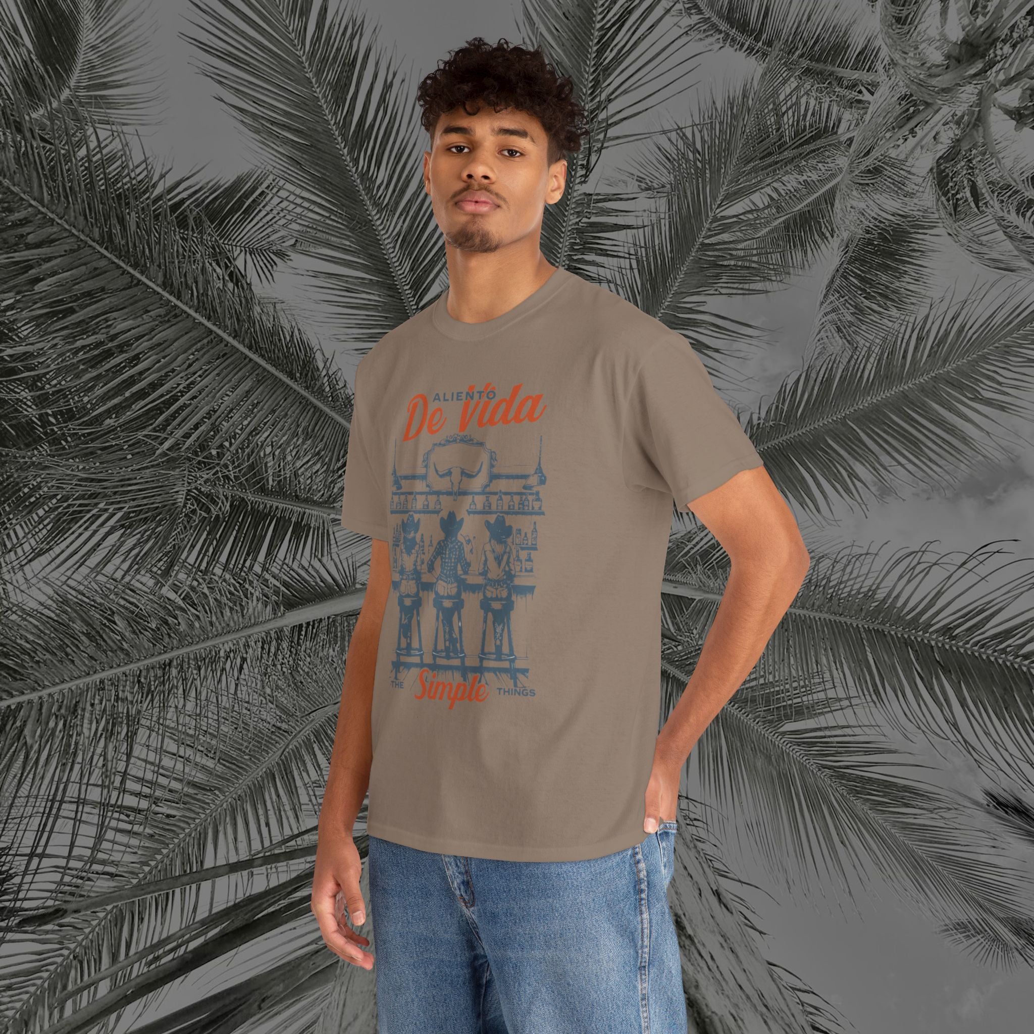 Let's Have A Drink - (UNISEX) Heavy Cotton T-Shirt - Aliento De Vida