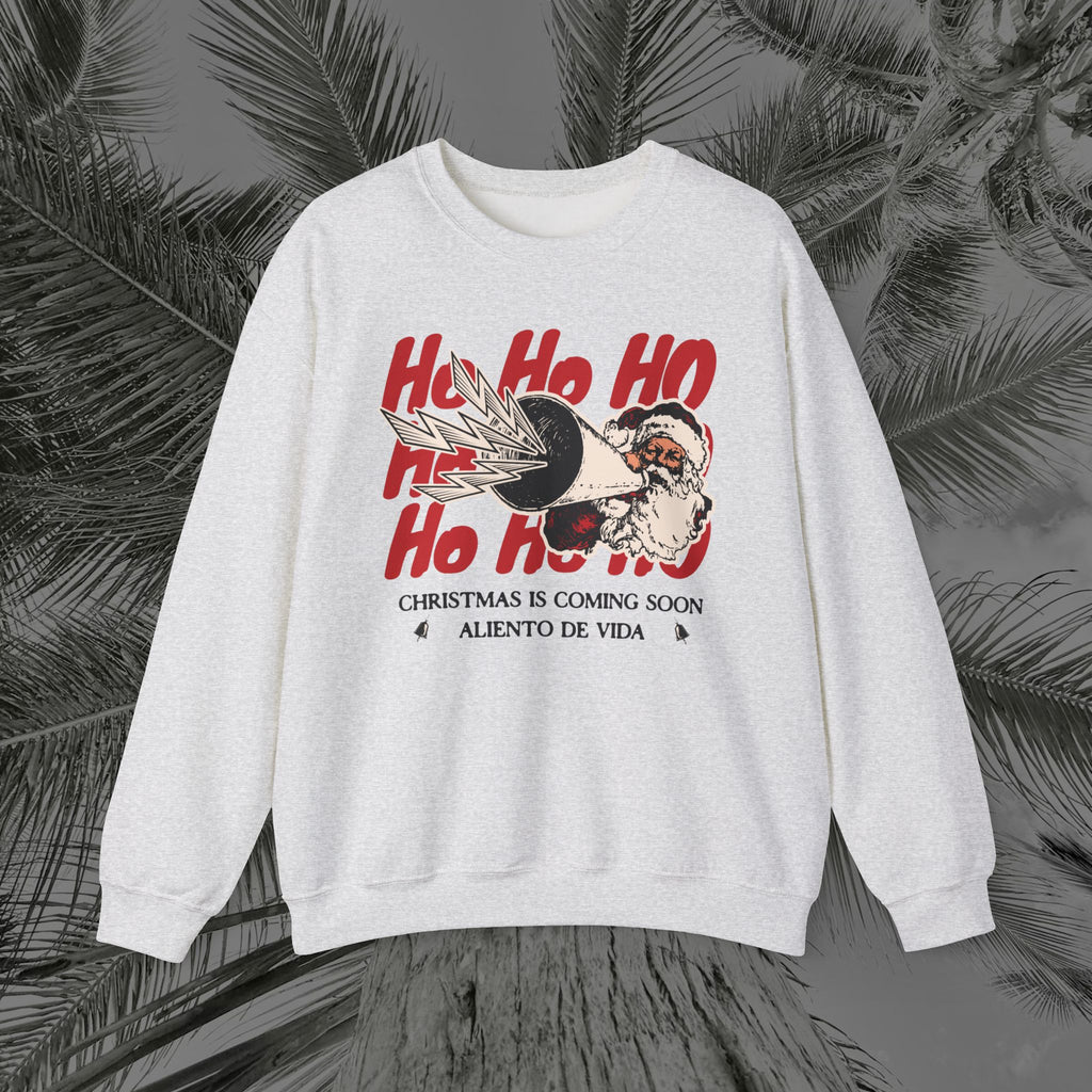 Ho Ho Ho’ Holiday Season - (UNISEX) Cozy Crewneck Sweatshirt - Aliento De Vida