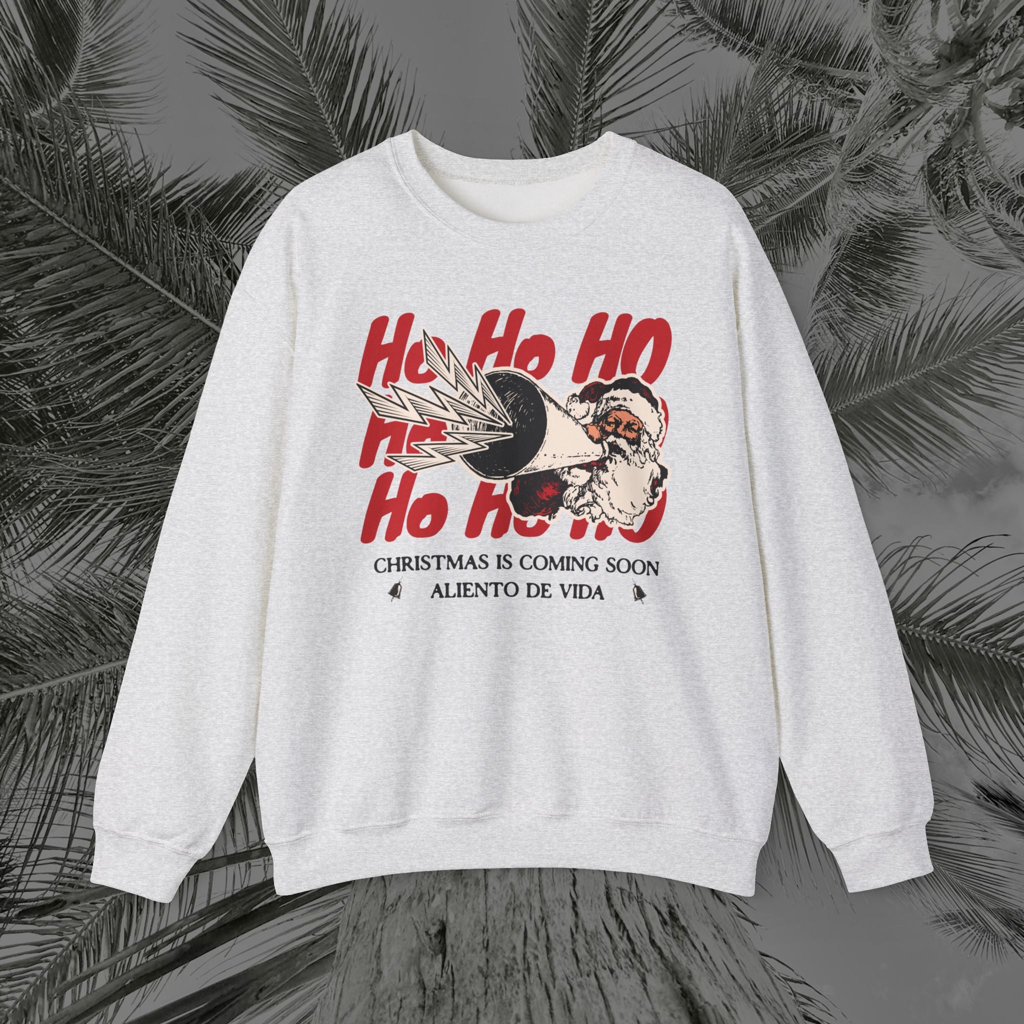 Ho Ho Ho’ Holiday Season - (UNISEX) Cozy Crewneck Sweatshirt - Aliento De Vida
