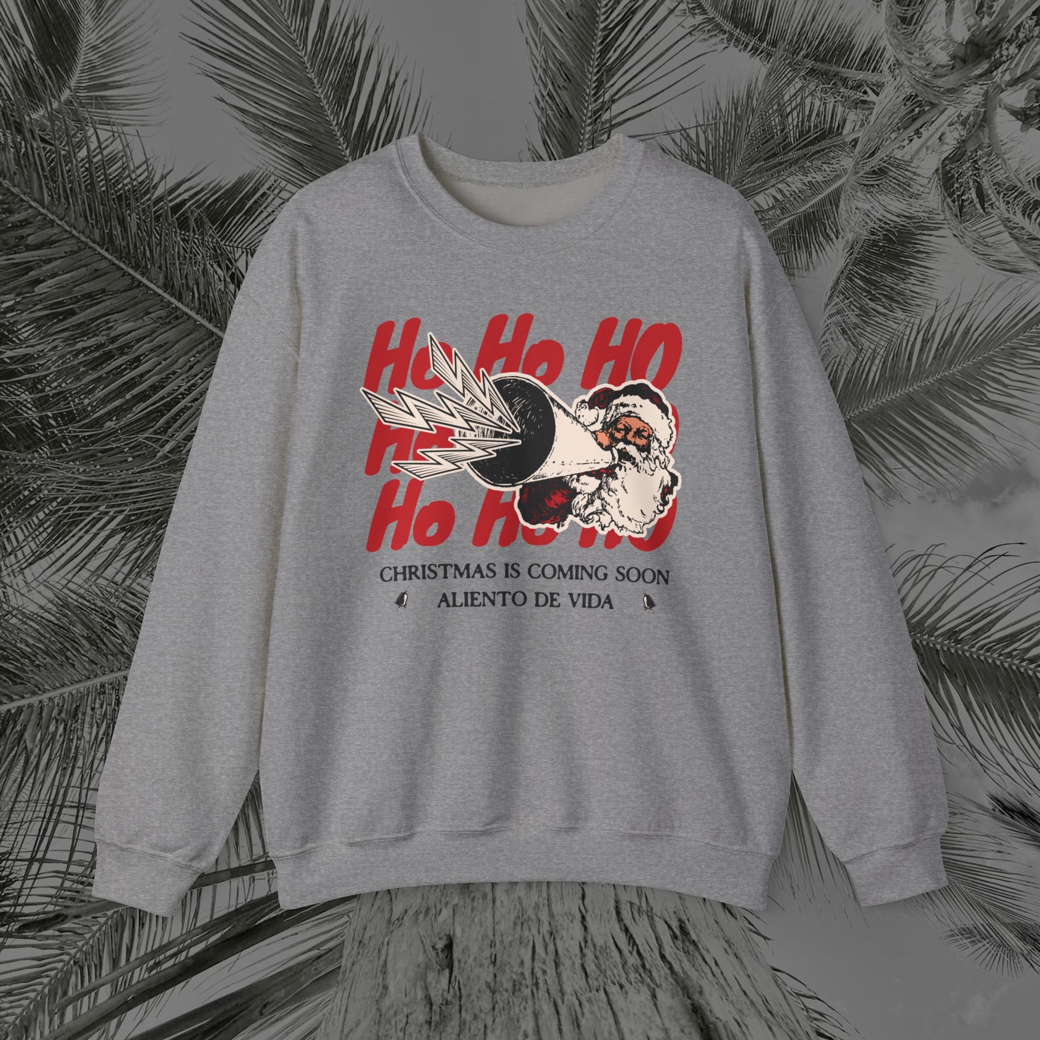 Ho Ho Ho’ Holiday Season - (UNISEX) Cozy Crewneck Sweatshirt - Aliento De Vida