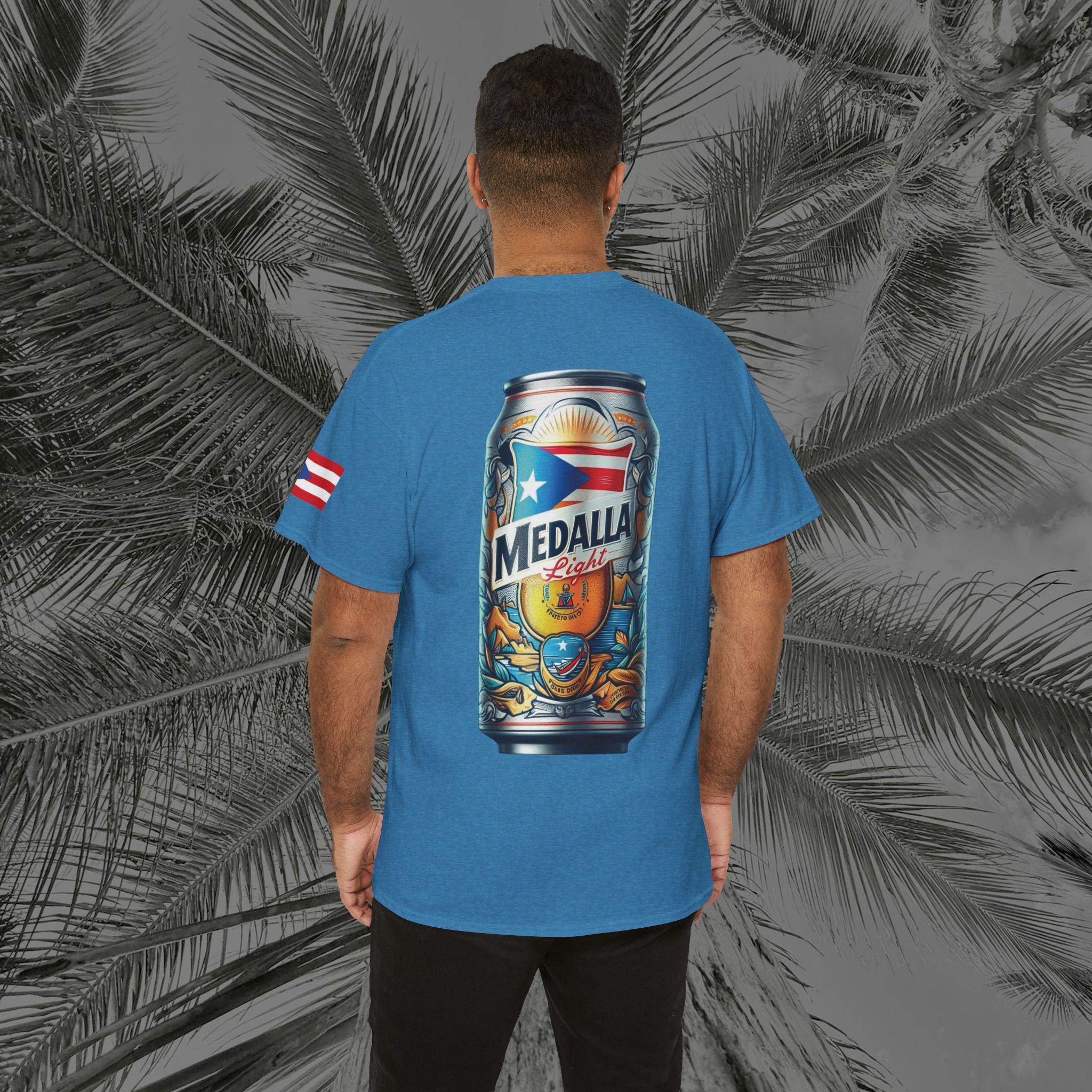 Crack Open A Unique Medalla - PR COLLECTION - (UNISEX) Heavy Cotton Tee - Aliento De Vida