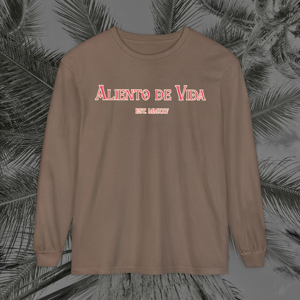 Breath Of Paradise - (UNISEX) Long Sleeve Shirt - Back Design - Aliento De Vida