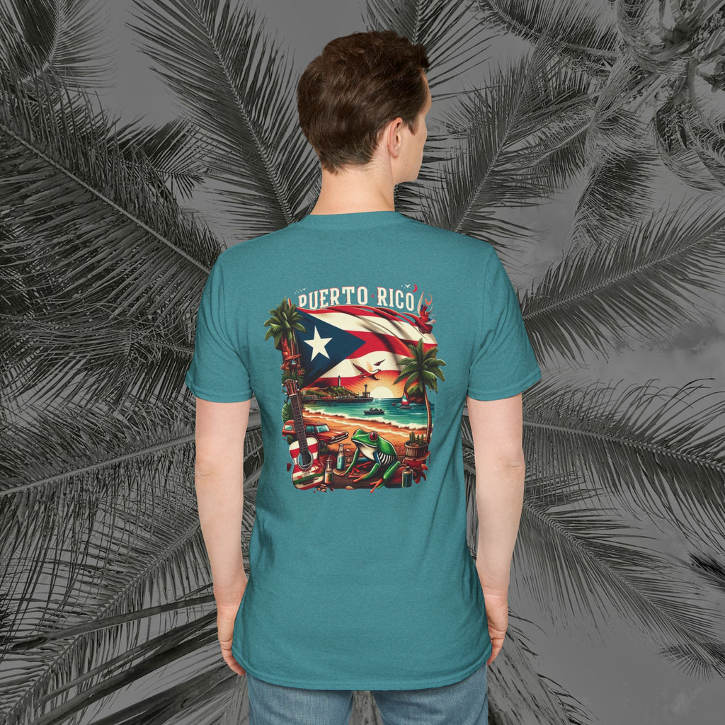 Coqui De La Playa - PR COLLECTION - (UNISEX) T-Shirt - Aliento De Vida