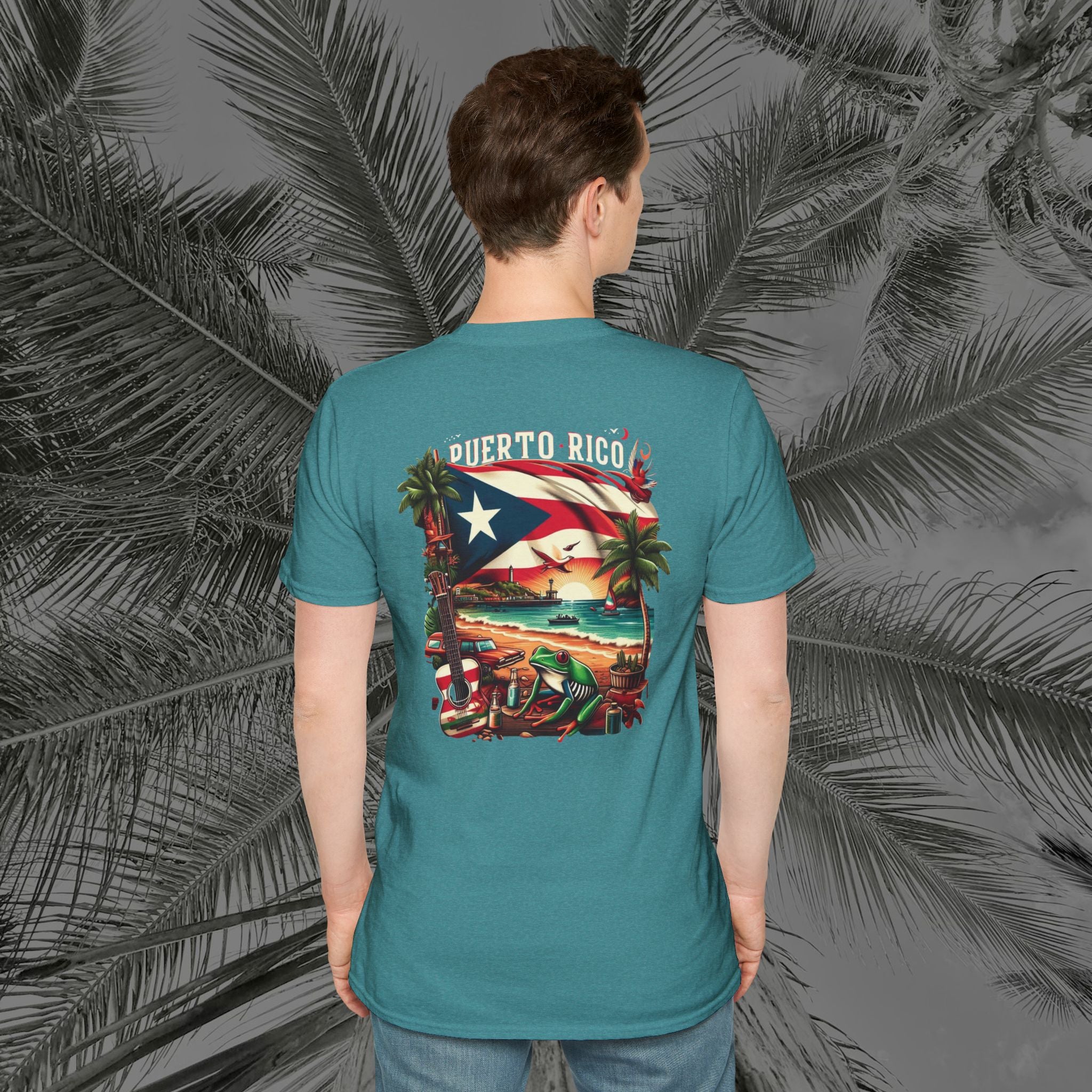 Coqui De La Playa - PR COLLECTION - (UNISEX) T-Shirt - Aliento De Vida
