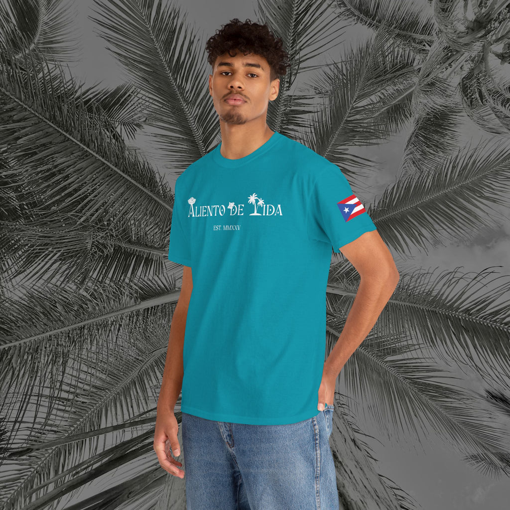 Island Cruiser - PR COLLECTION - (UNISEX) Heavy Cotton Tee - Aliento De Vida