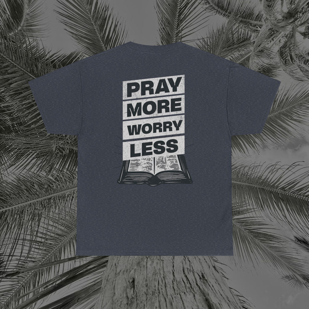 Peace Through Prayer - (UNISEX) Heavy Cotton Tee - Aliento De Vida