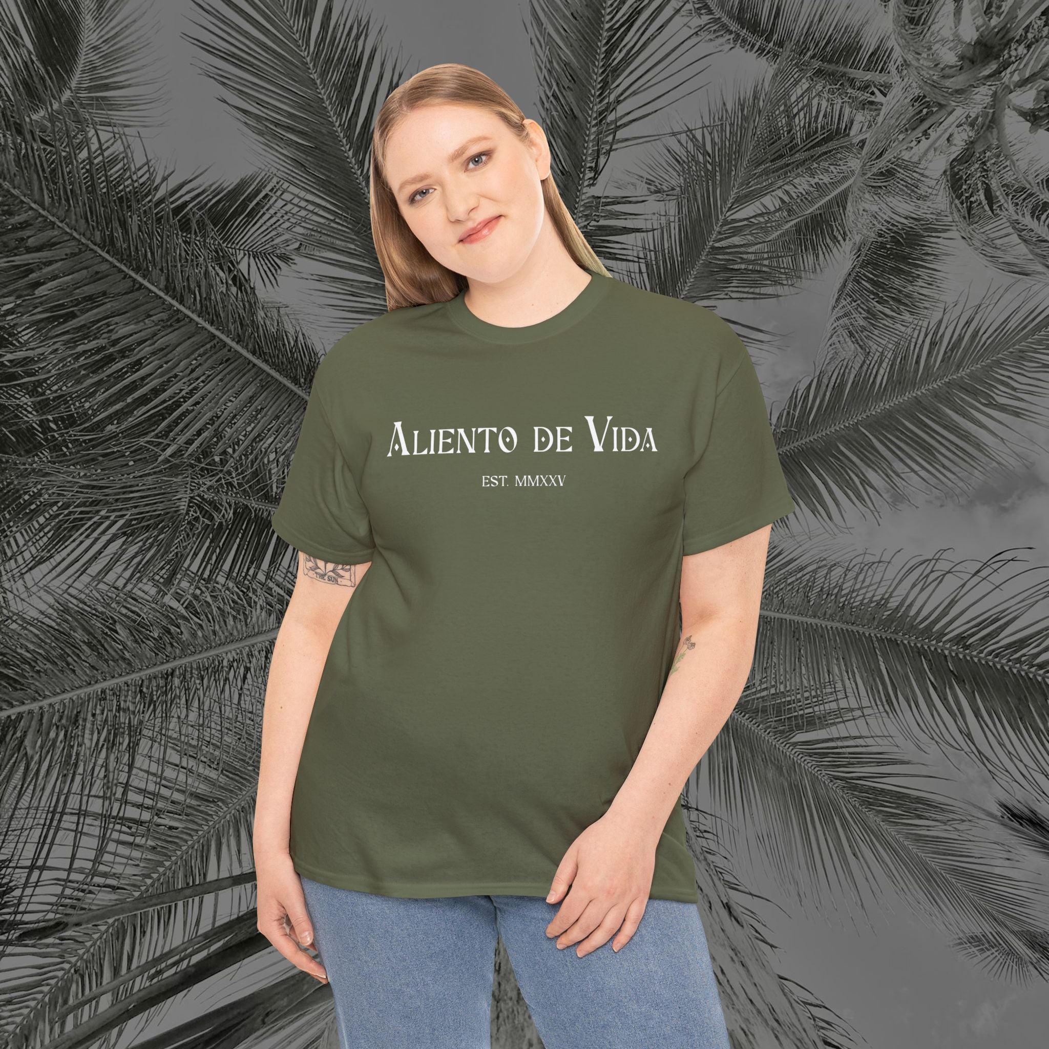 Throne of the Divine - (UNSEX) Heavy Cotton T-Shirt - Aliento De Vida