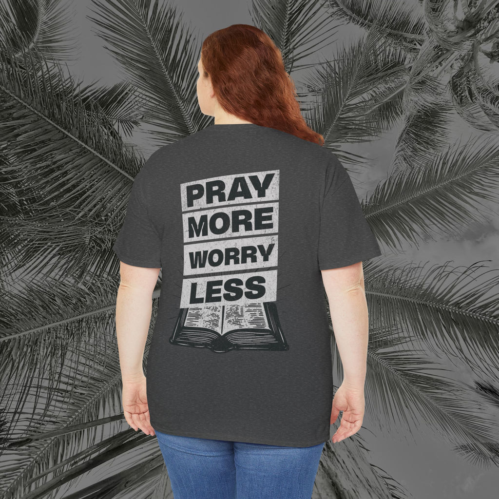 Peace Through Prayer - (UNISEX) Heavy Cotton Tee - Aliento De Vida