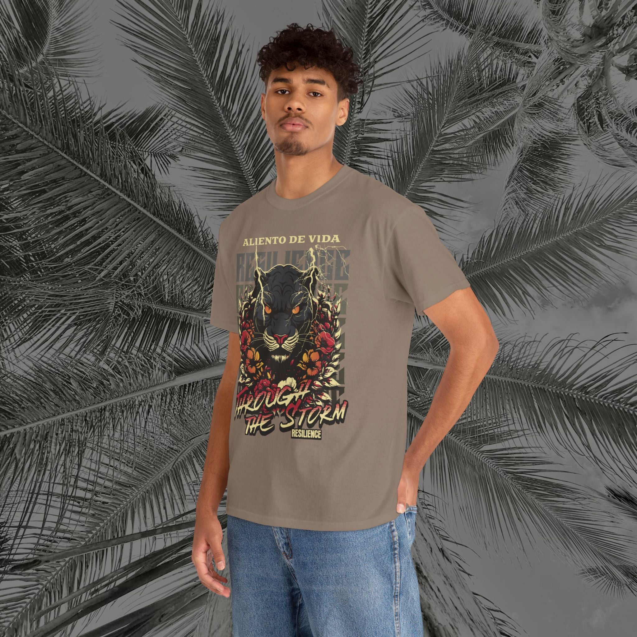 Rise of the Panther - (UNISEX) Heavy Cotton Tee - Aliento De Vida