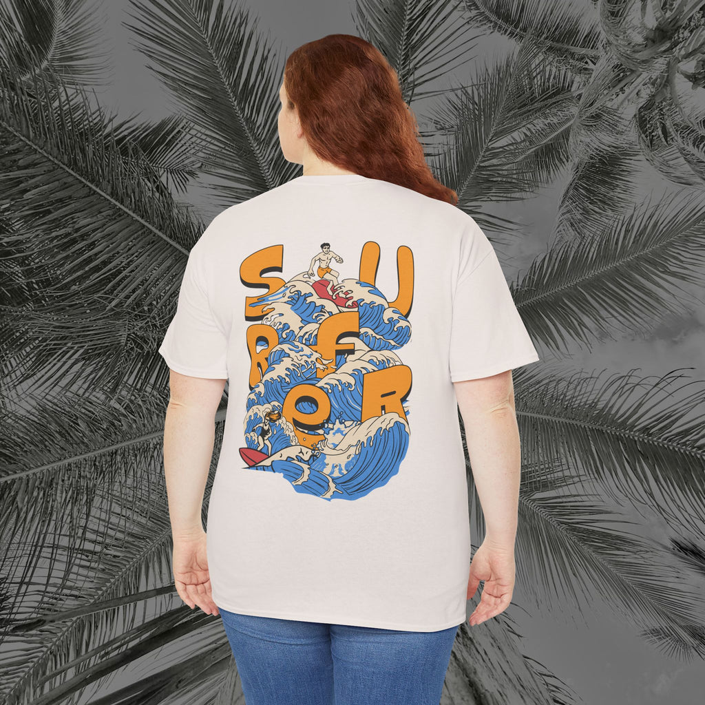 Ocean Motion - (UNISEX) Heavy Cotton Tee - Aliento De Vida