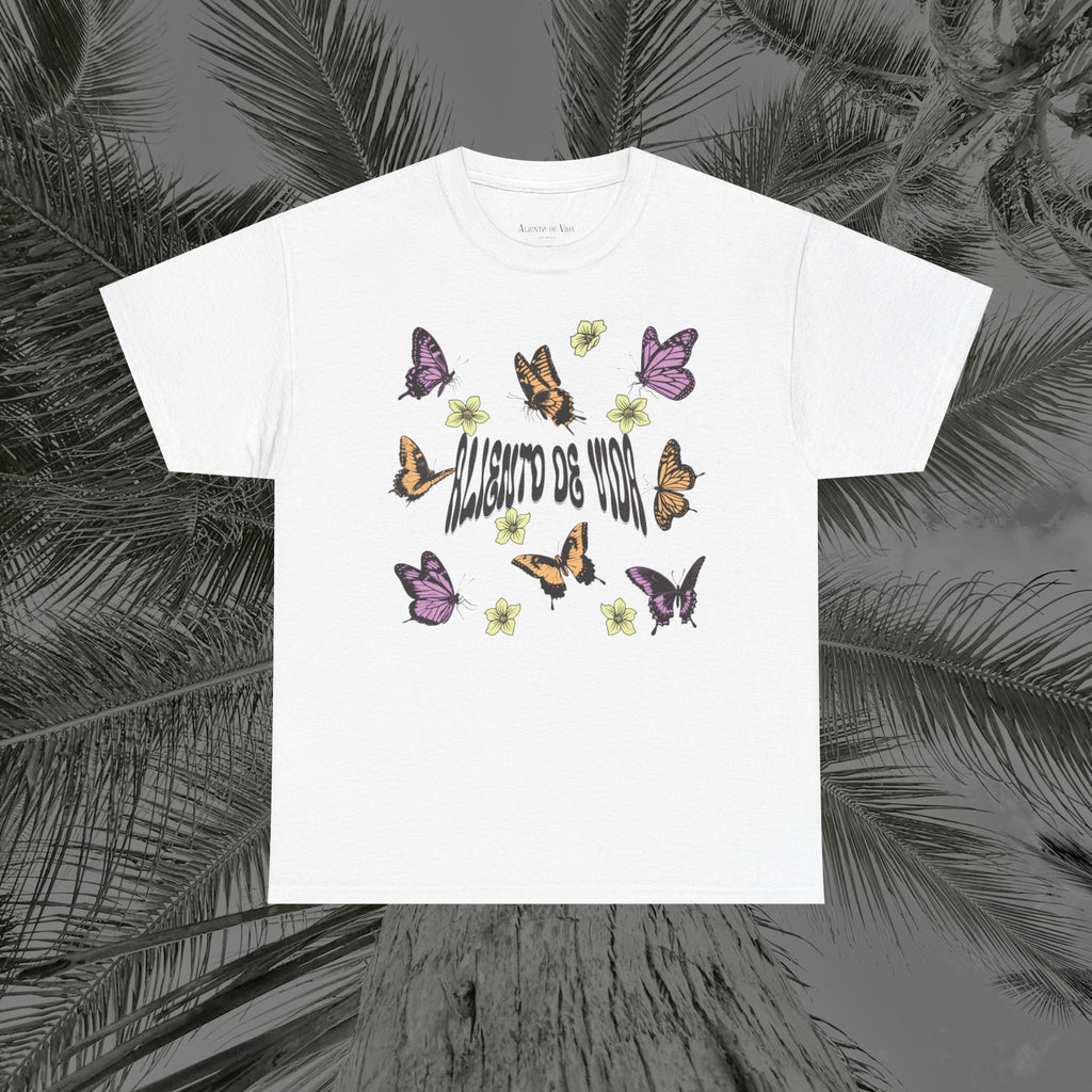 Butterfly Effect - (UNISEX) Heavy Cotton T-Shirt - Aliento De Vida