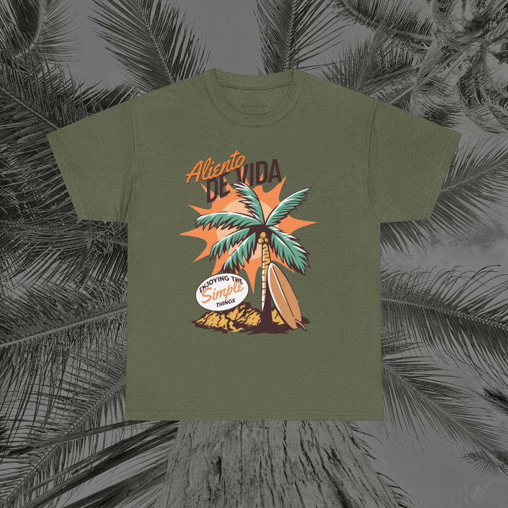Pure Palm - (UNISEX) Heavy Cotton Tee - Aliento De Vida