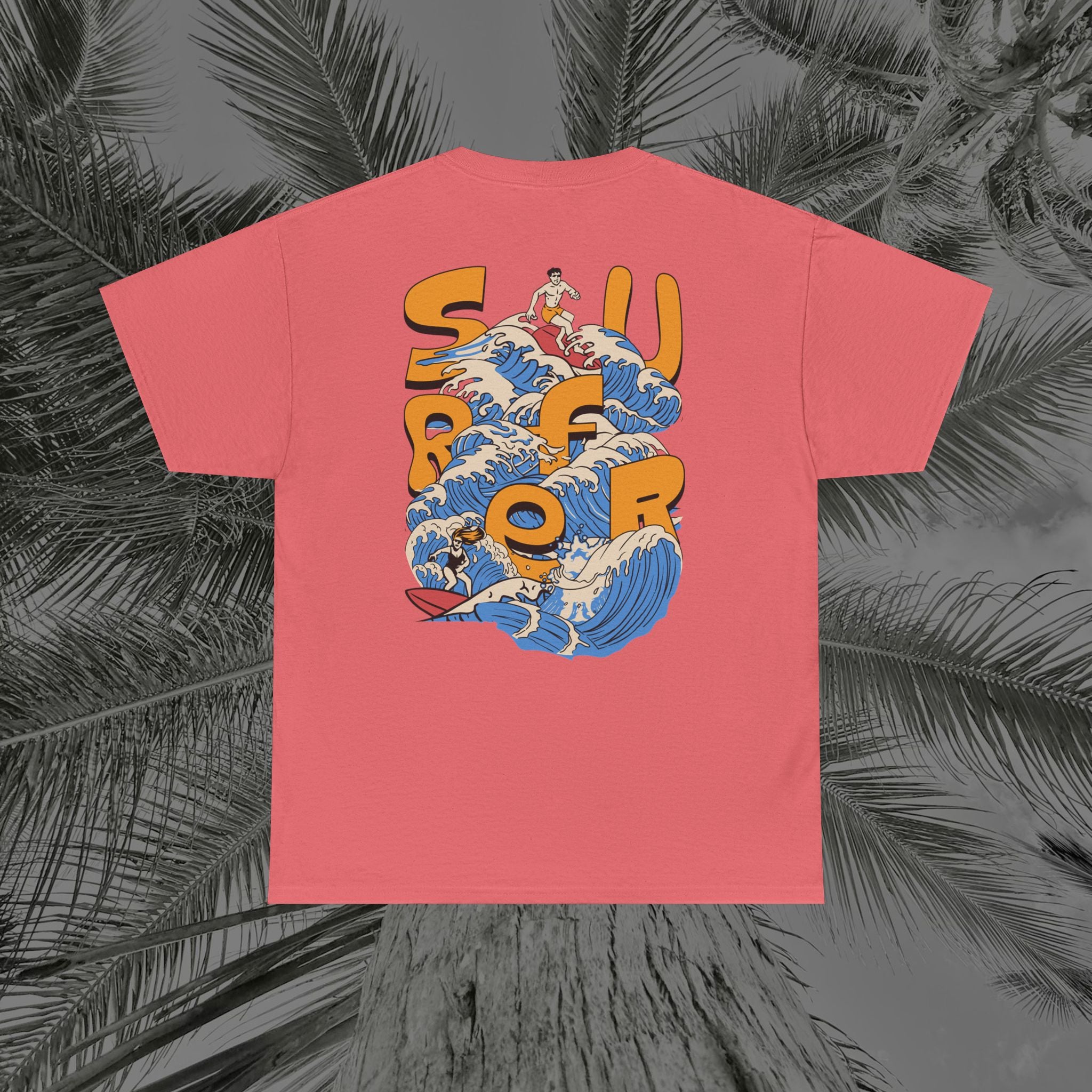 Ocean Motion - (UNISEX) Heavy Cotton Tee - Aliento De Vida
