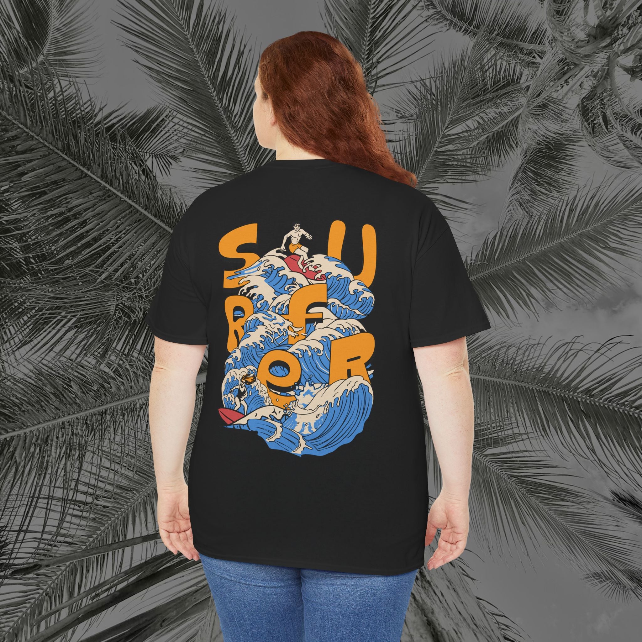 Ocean Motion - (UNISEX) Heavy Cotton Tee - Aliento De Vida