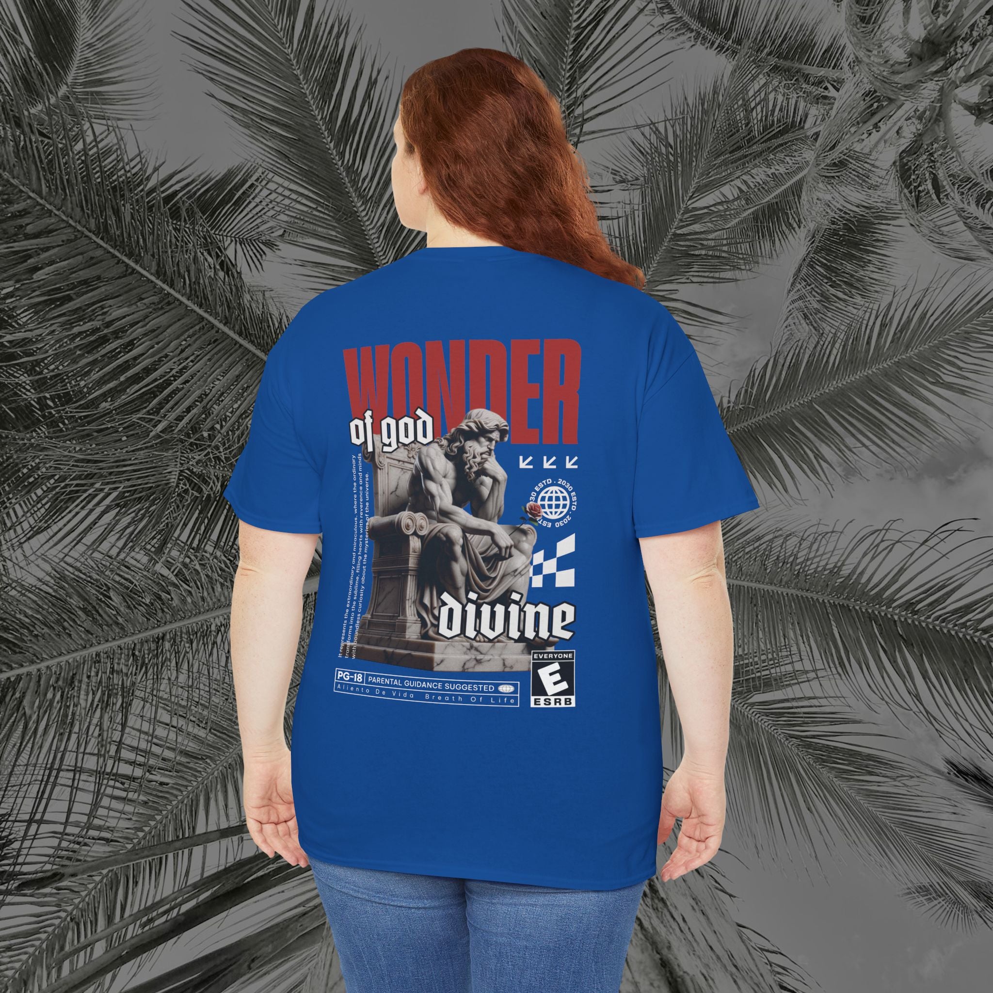 Throne of the Divine - (UNSEX) Heavy Cotton T-Shirt - Aliento De Vida