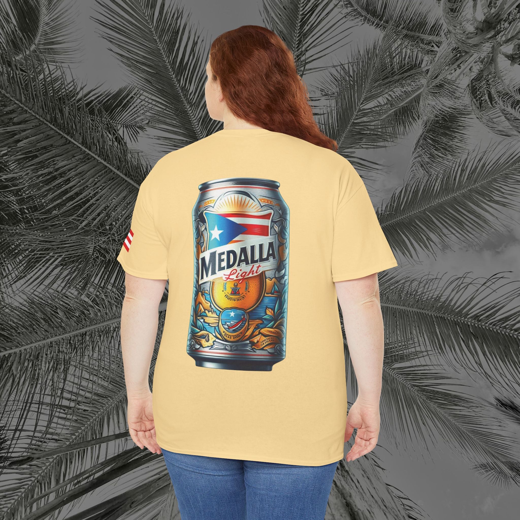 Crack Open A Unique Medalla - PR COLLECTION - (UNISEX) Heavy Cotton Tee - Aliento De Vida
