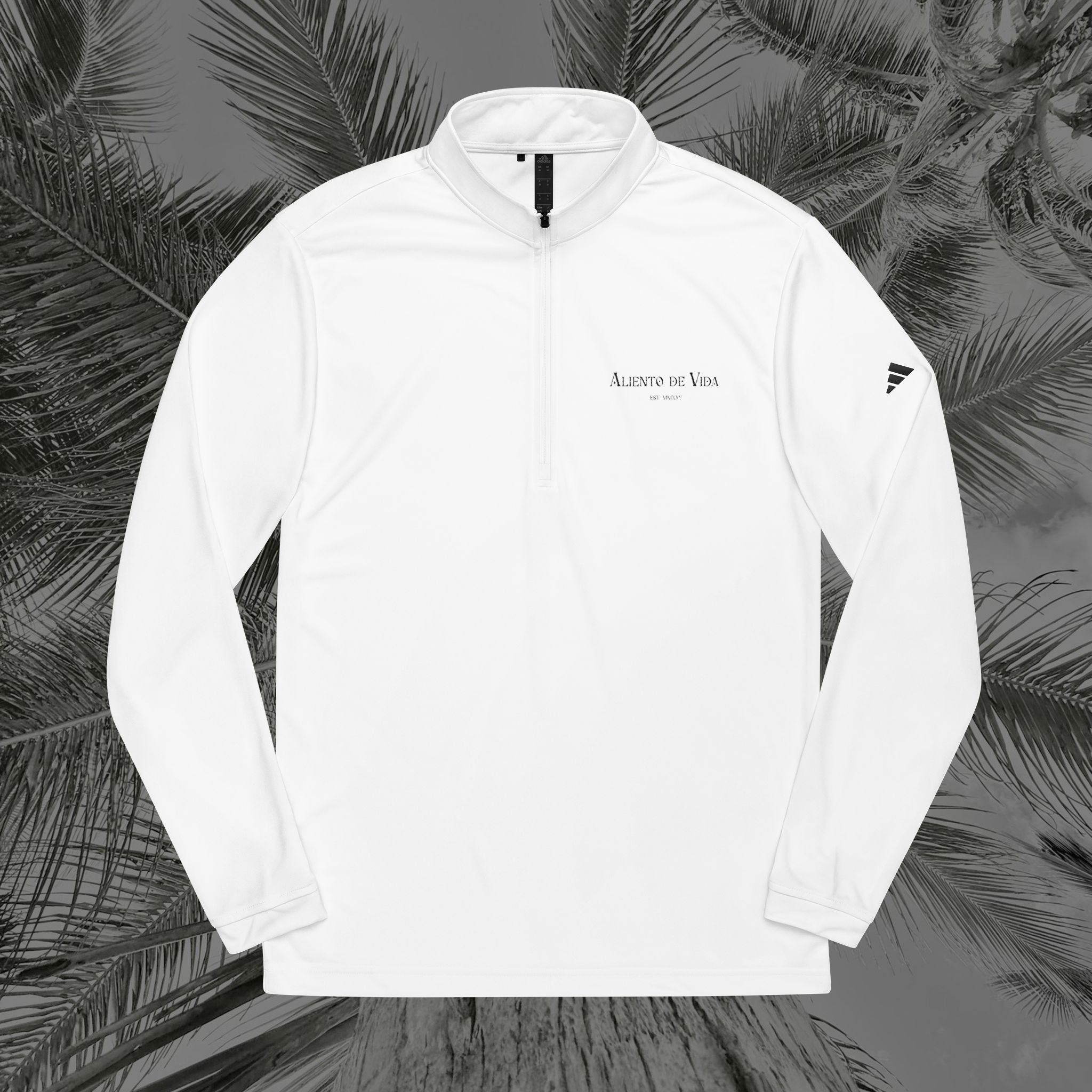 Adidas® Quarter-Zip Pullover - Embroidery for Active Lifestyle - (UNISEX) - Aliento De Vida