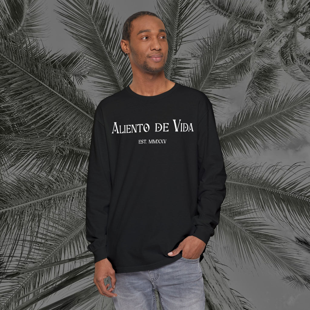 Resting Beach Face - (UNISEX) Long Sleeve Shirt - Aliento De Vida