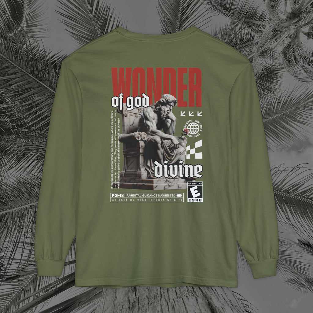 Throne of the Divine - (UNISEX) Long Sleeve Shirt - Aliento De Vida