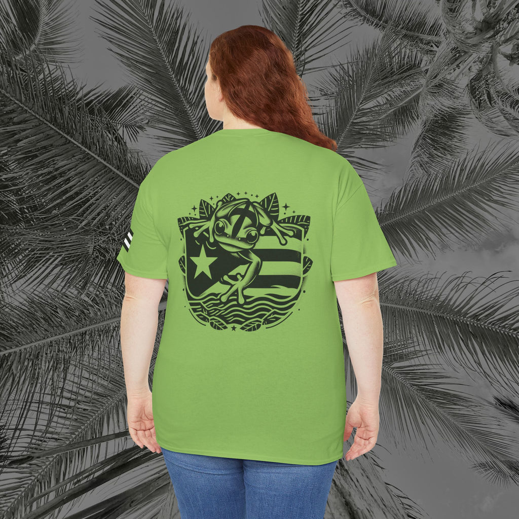 Frog Of The Island - PR COLLECTION - (UNISEX) Heavy Cotton Tee - Aliento De Vida