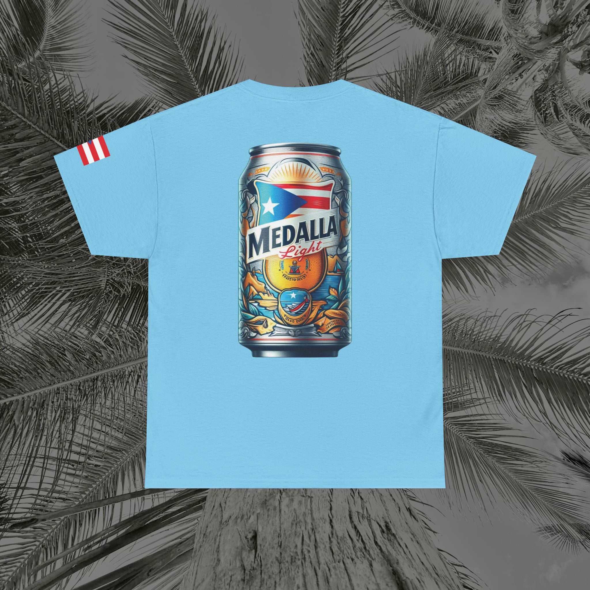 Crack Open A Unique Medalla - PR COLLECTION - (UNISEX) Heavy Cotton Tee - Aliento De Vida
