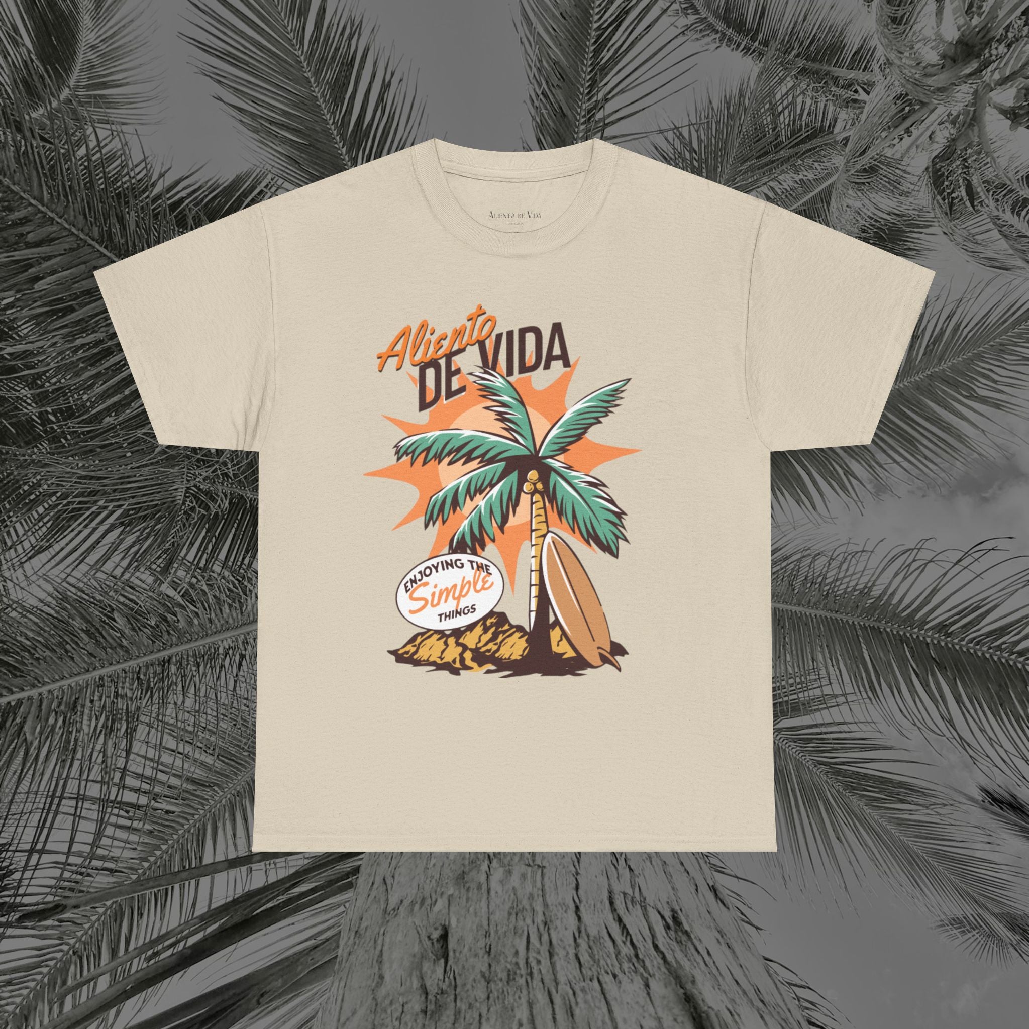 Pure Palm - (UNISEX) Heavy Cotton Tee - Aliento De Vida
