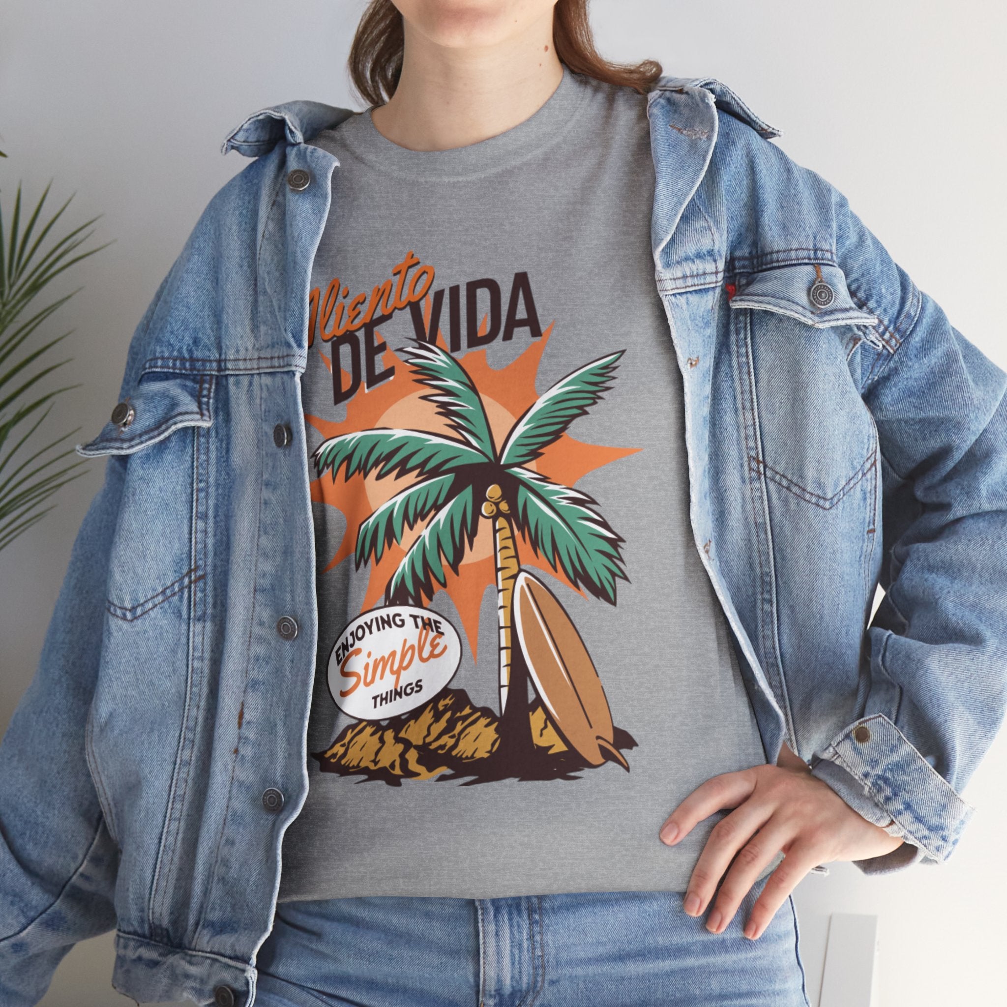 Pure Palm - (UNISEX) Heavy Cotton Tee - Aliento De Vida