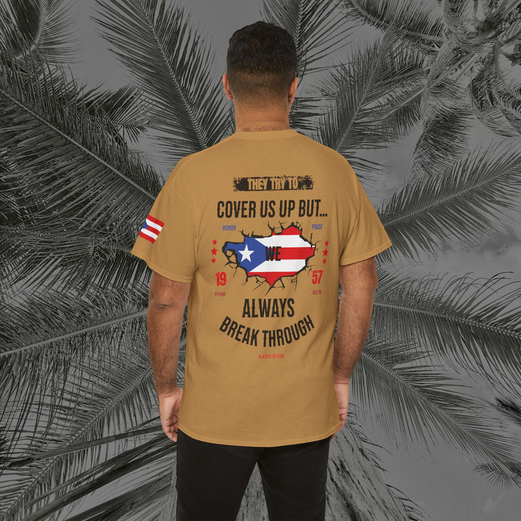 WE ARE PUERTO RICAN - PR COLLECTION - (UNISEX) Heavy Cotton Tee - Aliento De Vida