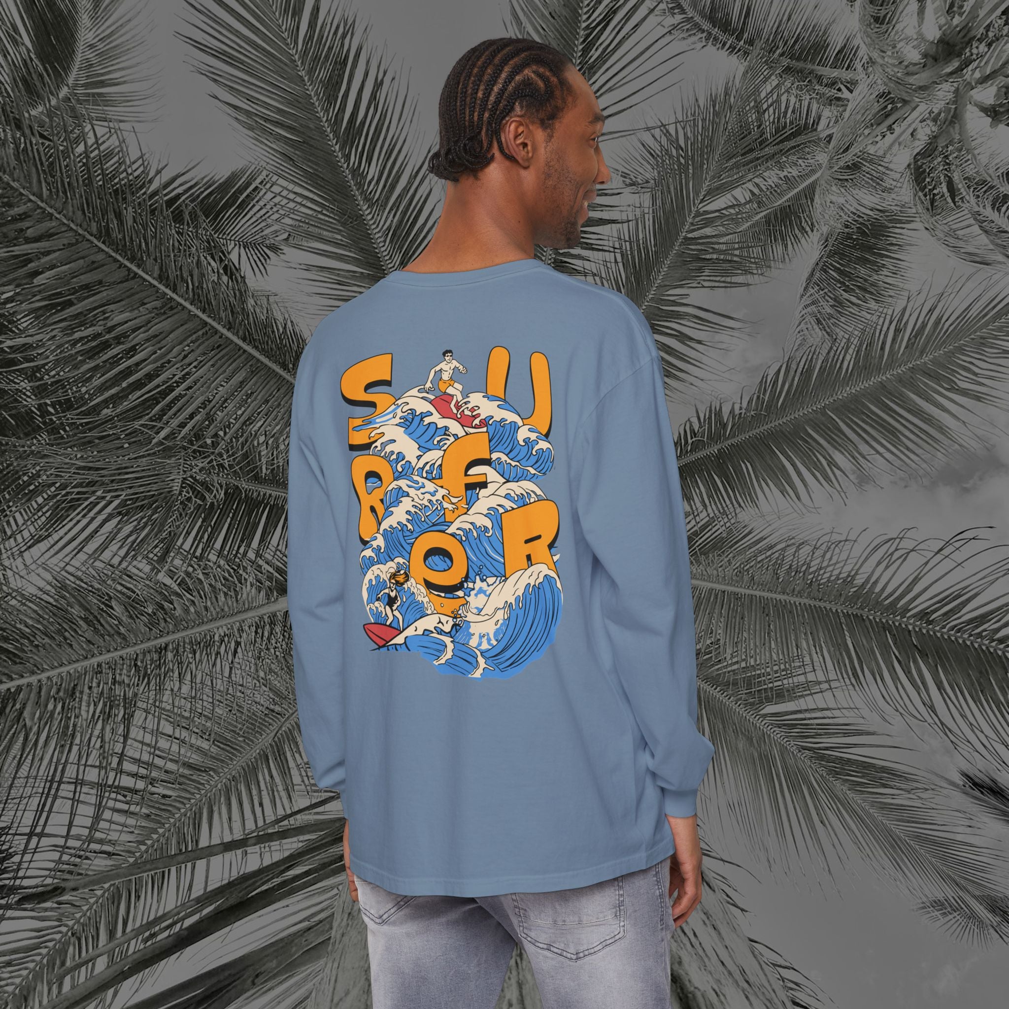Ocean Motion - (UNISEX) Long Sleeve T-Shirt - Aliento de Vida