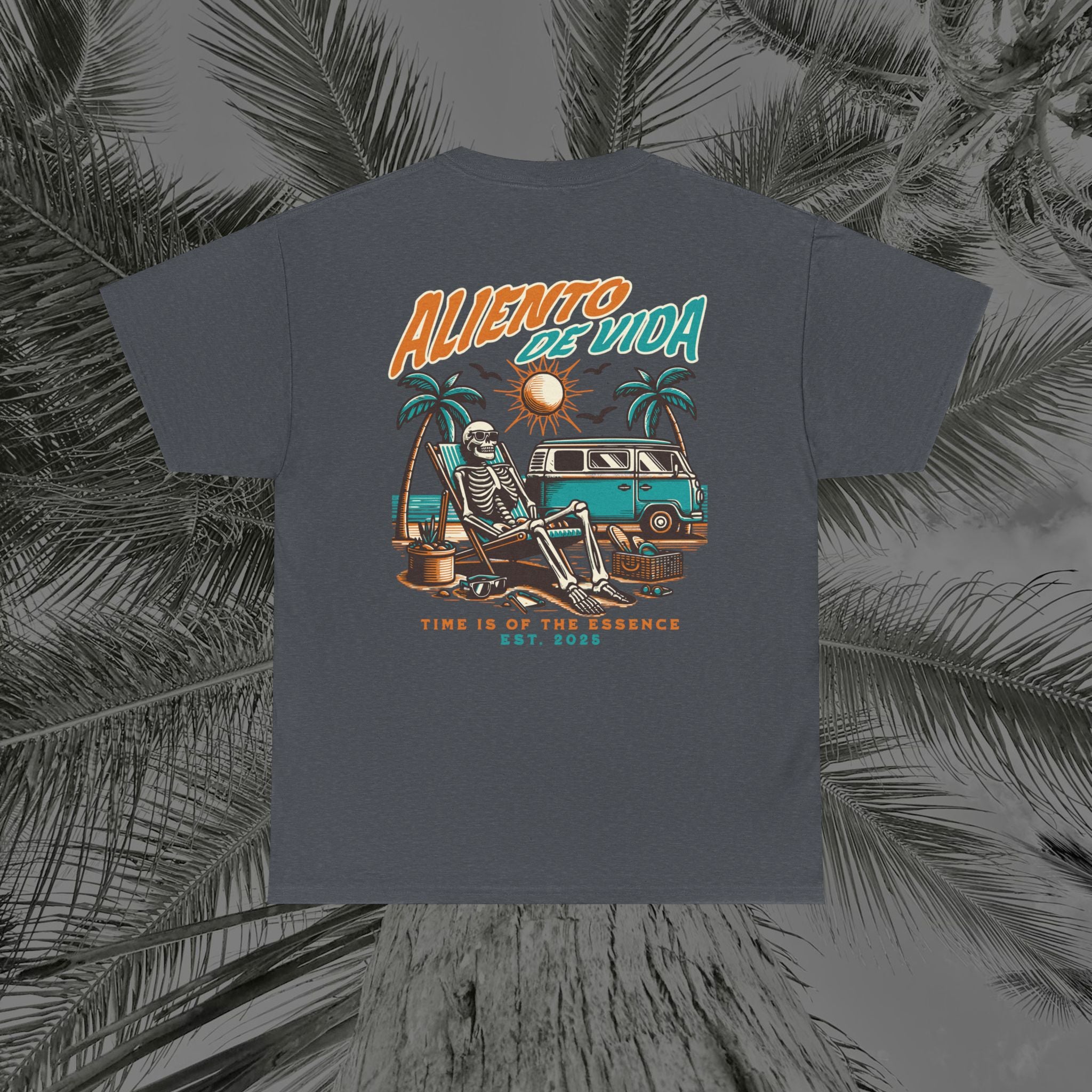 Beach, Please—I’m Dead - (UNISEX) Heavy Cotton T-Shirt - Aliento De Vida