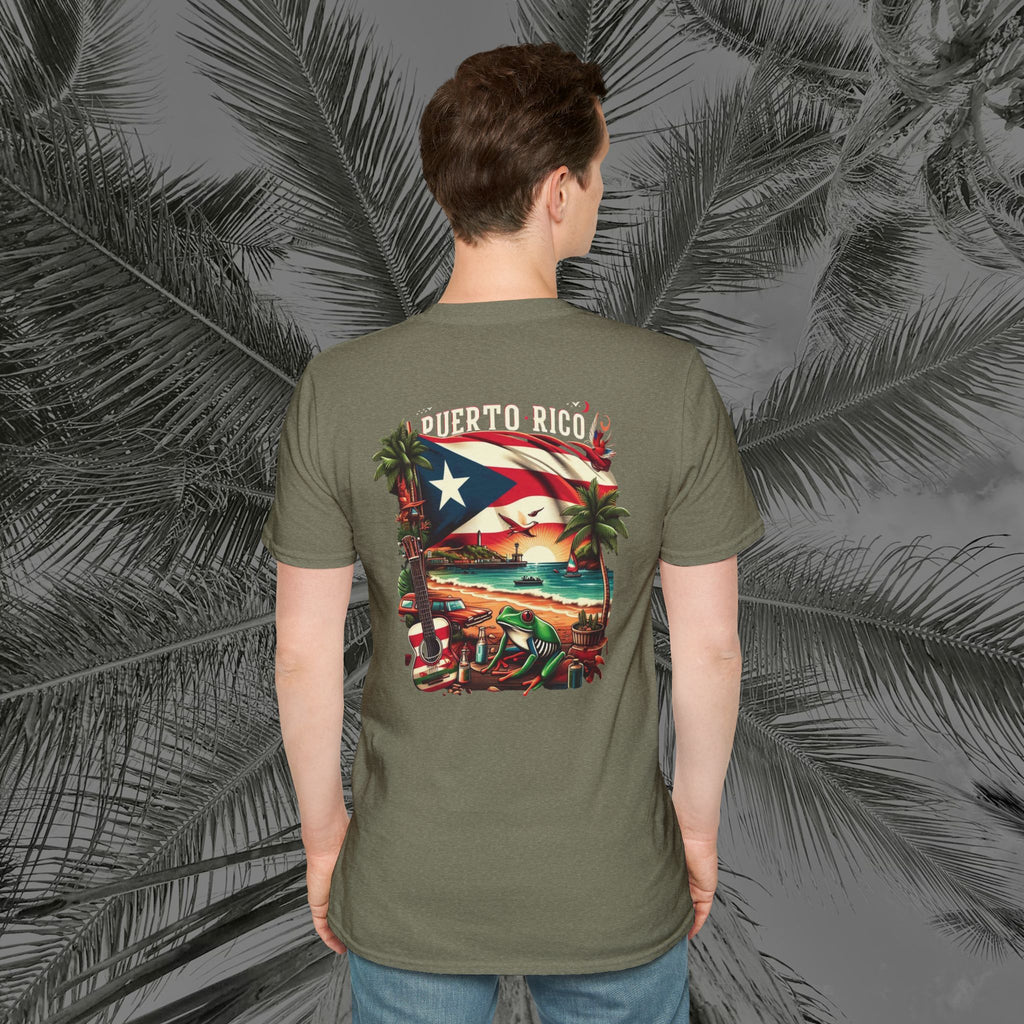 Coqui De La Playa - PR COLLECTION - (UNISEX) T-Shirt - Aliento De Vida