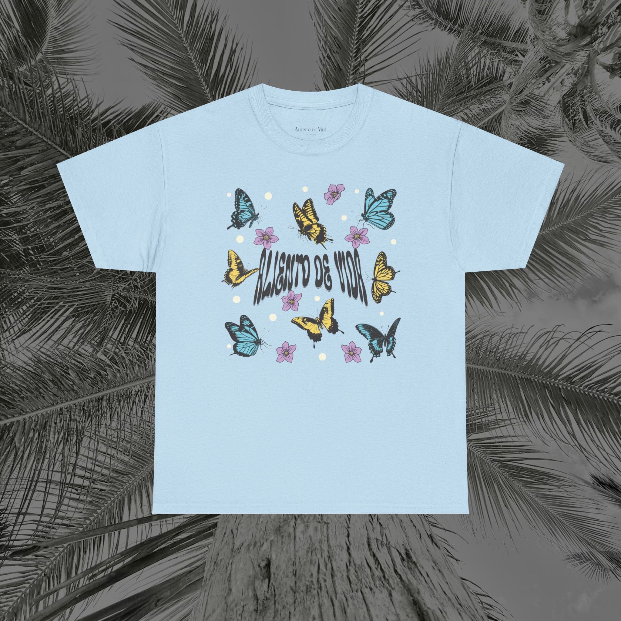 Butterfly Effect #2 - (UNISEX) Heavy Cotton T-Shirt - Aliento De Vida