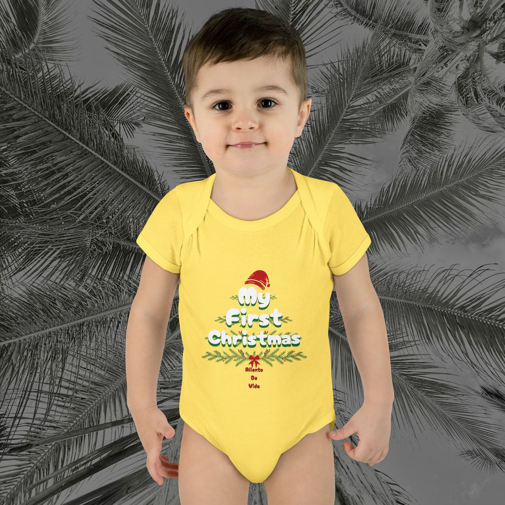 Tiny Claus in Training - (UNISEX) Baby Bodysuit / Infant Onesie - Aliento De Vida