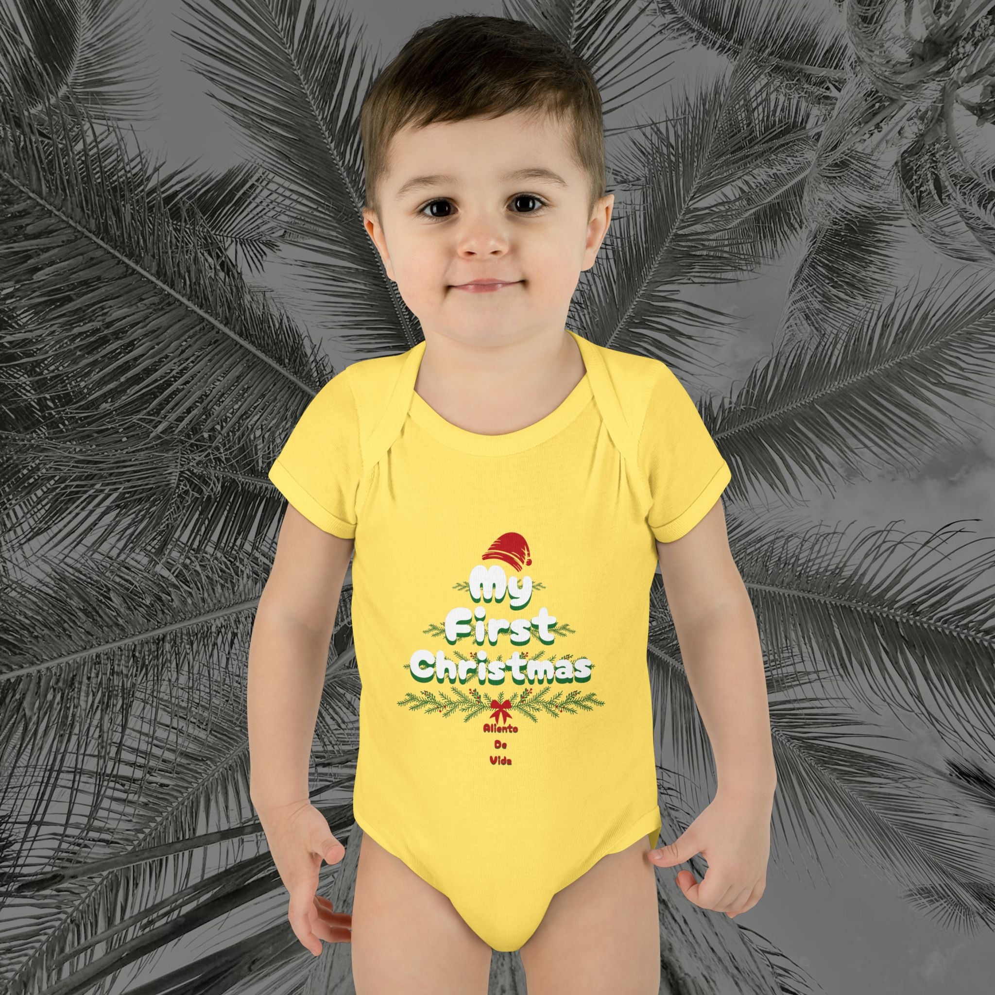 Tiny Claus in Training - (UNISEX) Baby Bodysuit / Infant Onesie - Aliento De Vida