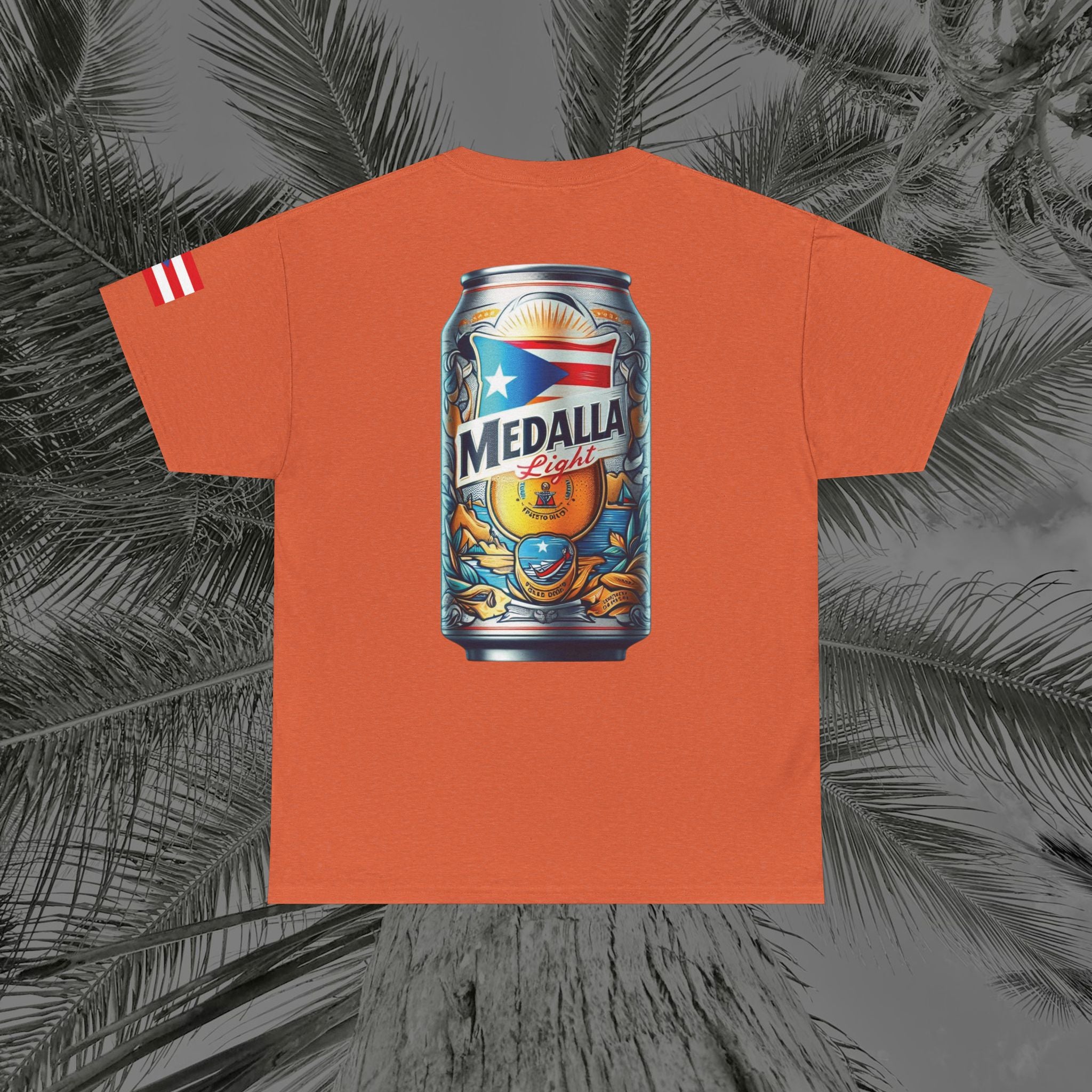 Crack Open A Unique Medalla - PR COLLECTION - (UNISEX) Heavy Cotton Tee - Aliento De Vida