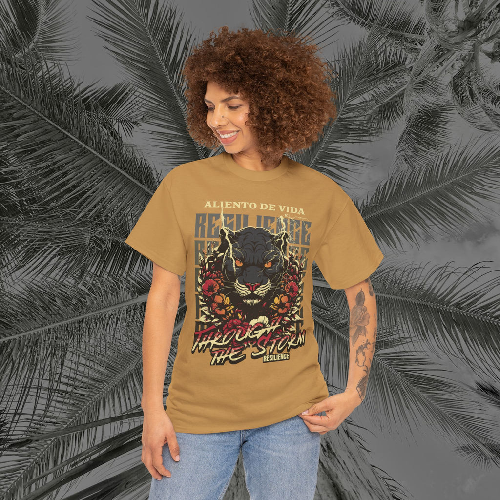 Rise of the Panther - (UNISEX) Heavy Cotton Tee - Aliento De Vida