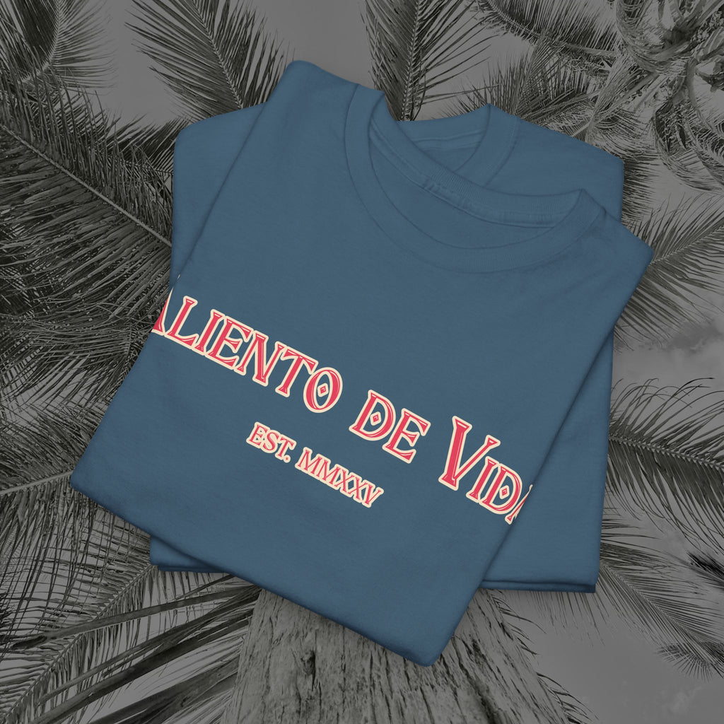 Breath Of Paradise - (UNISEX) Heavy Cotton T-Shirt - Back Design - Aliento De Vida