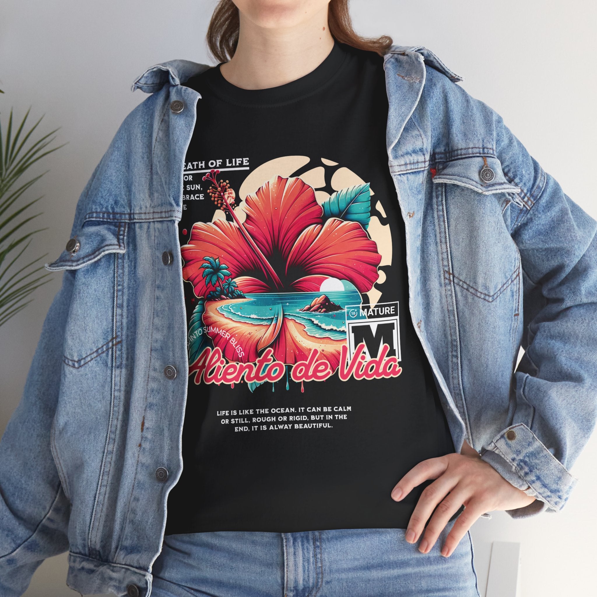 Breath Of Paradise - (UNISEX) Heavy Cotton T-Shirt - Aliento De Vida