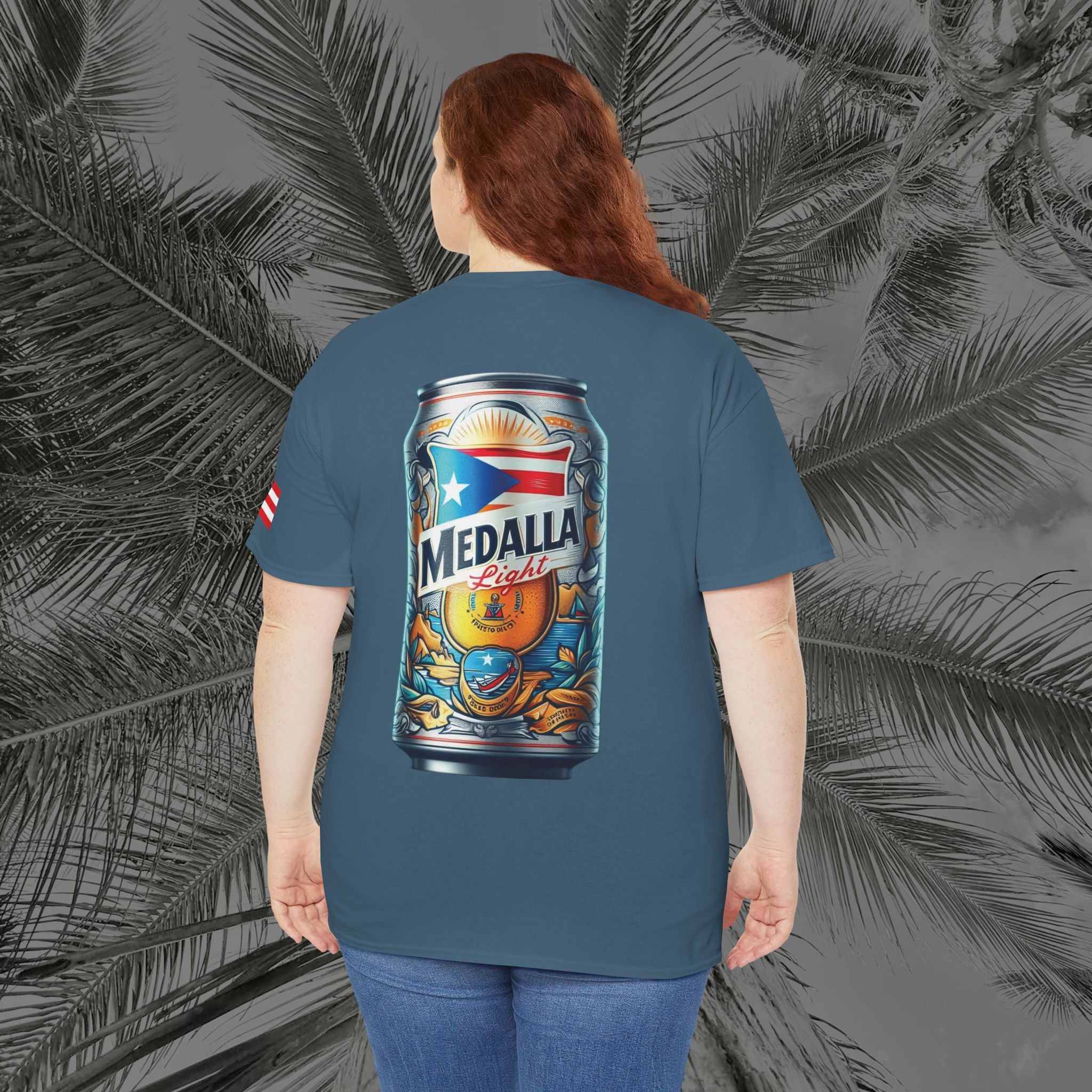 Crack Open A Unique Medalla - PR COLLECTION - (UNISEX) Heavy Cotton Tee - Aliento De Vida