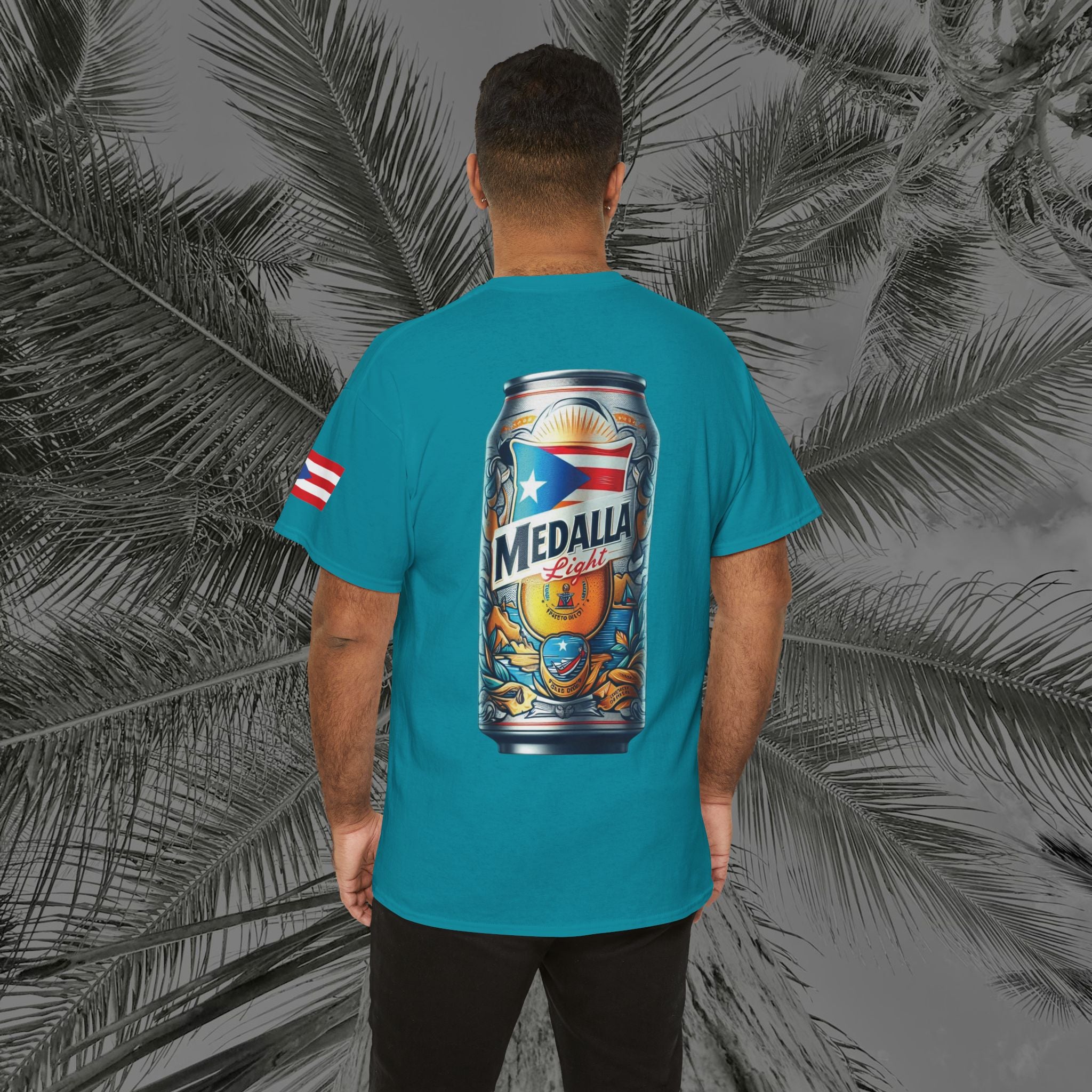 Crack Open A Unique Medalla - PR COLLECTION - (UNISEX) Heavy Cotton Tee - Aliento De Vida