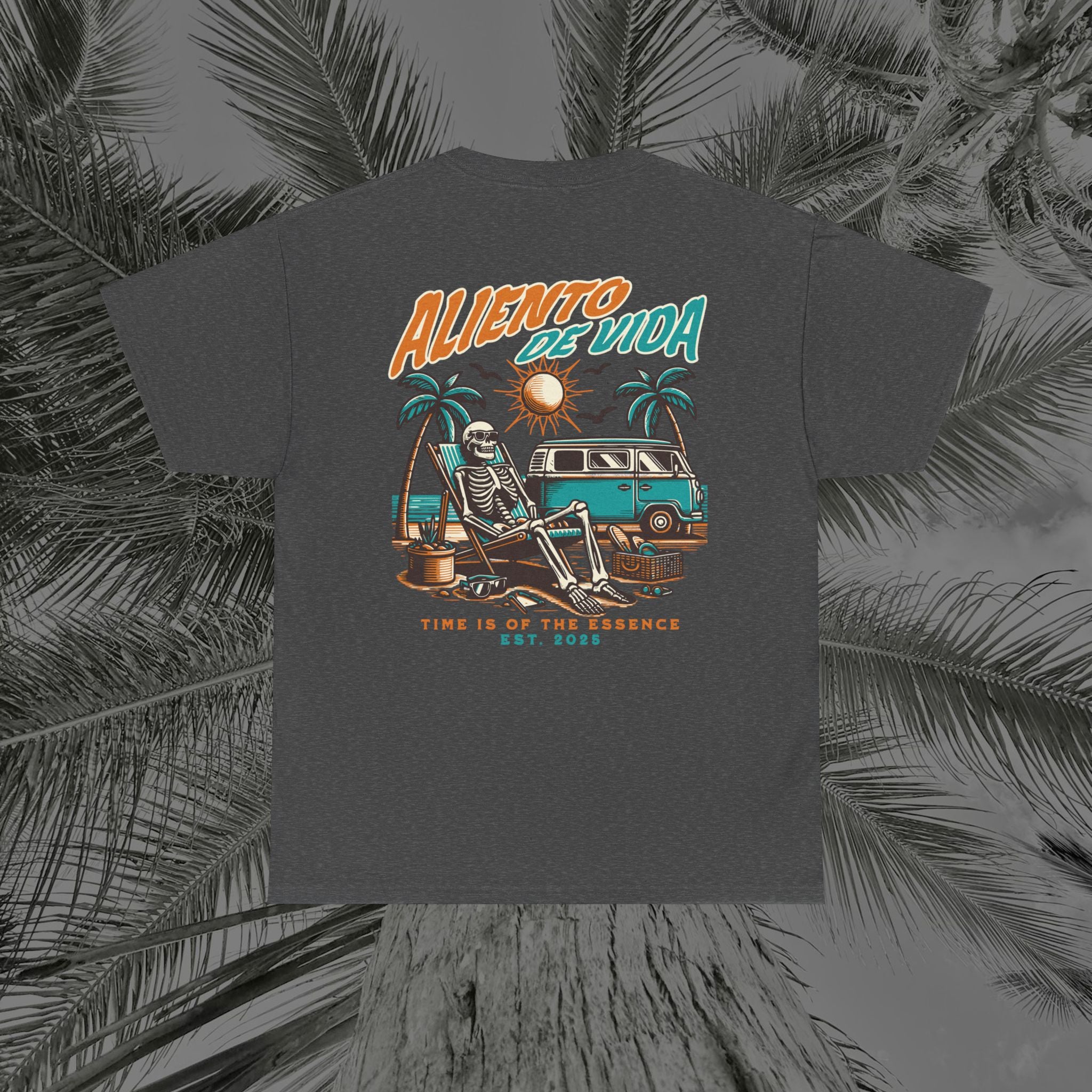 Beach, Please—I’m Dead - (UNISEX) Heavy Cotton T-Shirt - Aliento De Vida