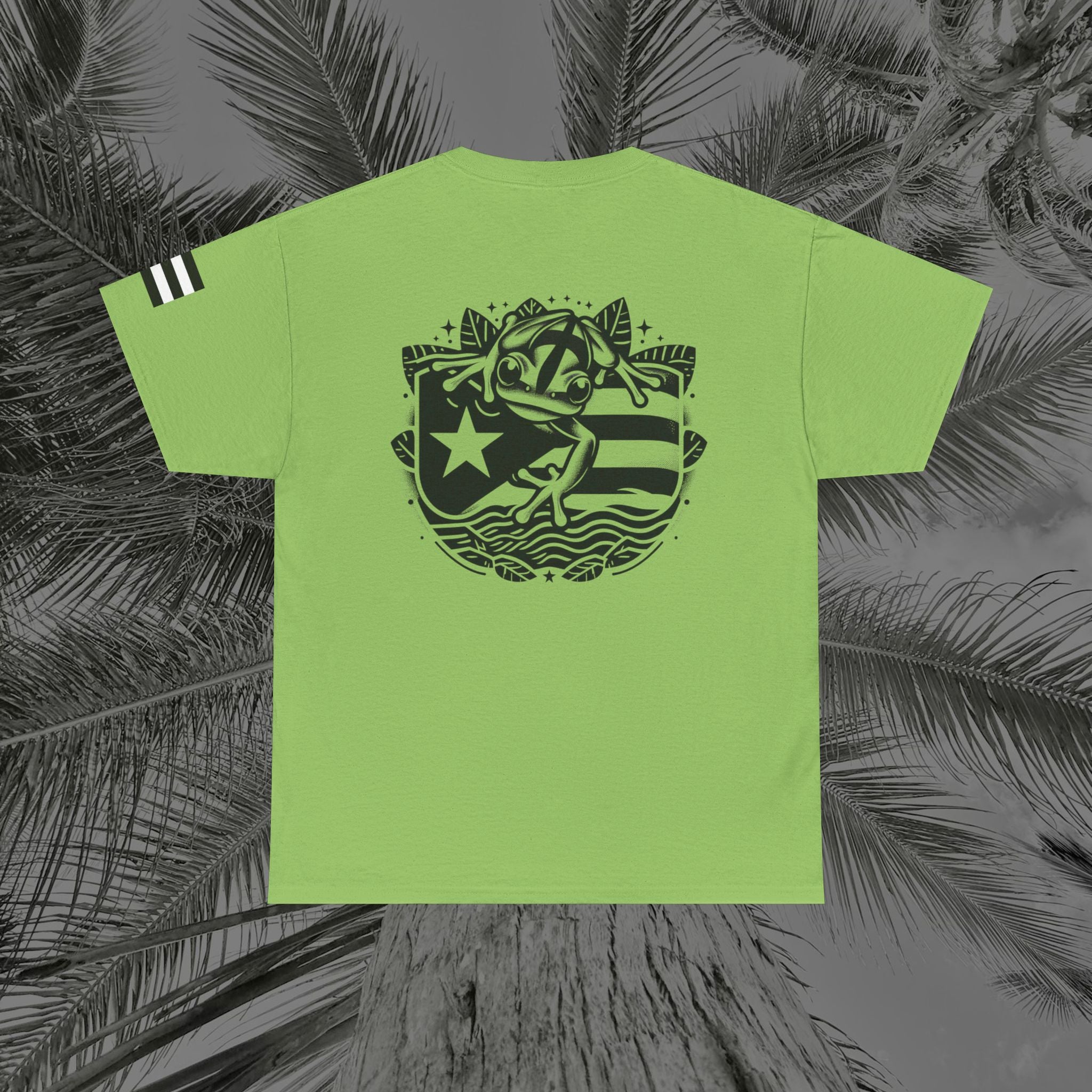 Frog Of The Island - PR COLLECTION - (UNISEX) Heavy Cotton Tee - Aliento De Vida
