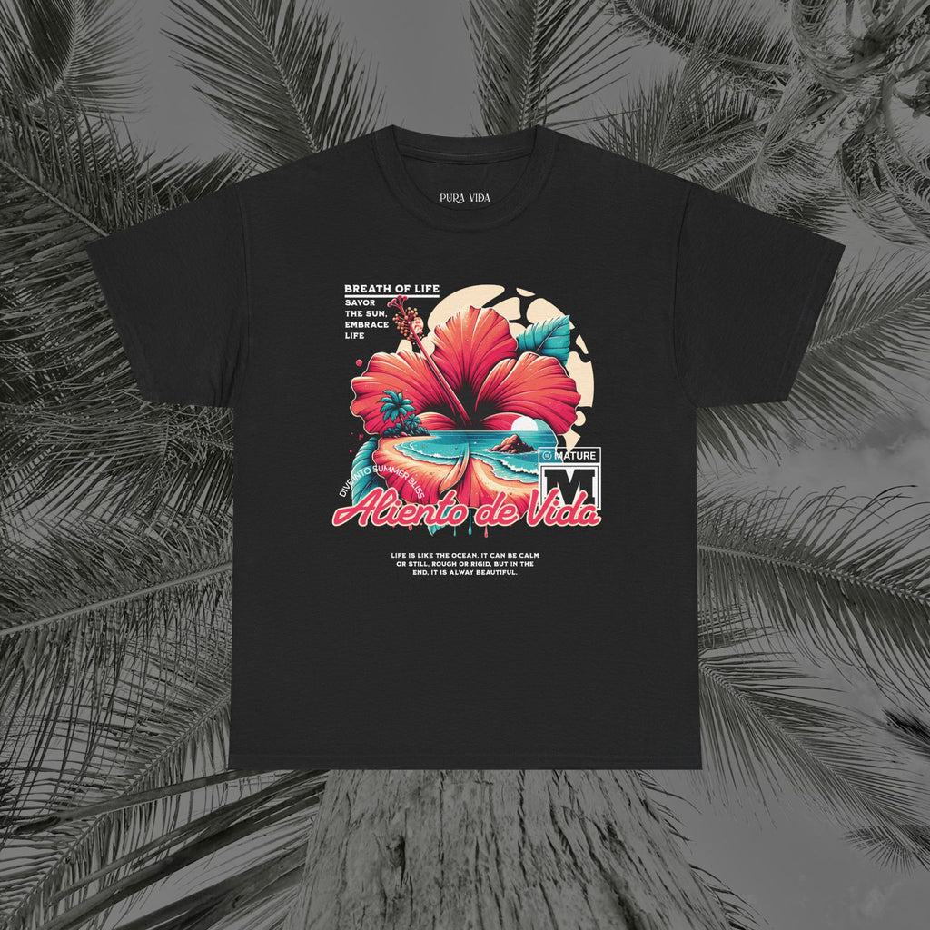 Breath Of Paradise - (UNISEX) Heavy Cotton T-Shirt - Aliento De Vida